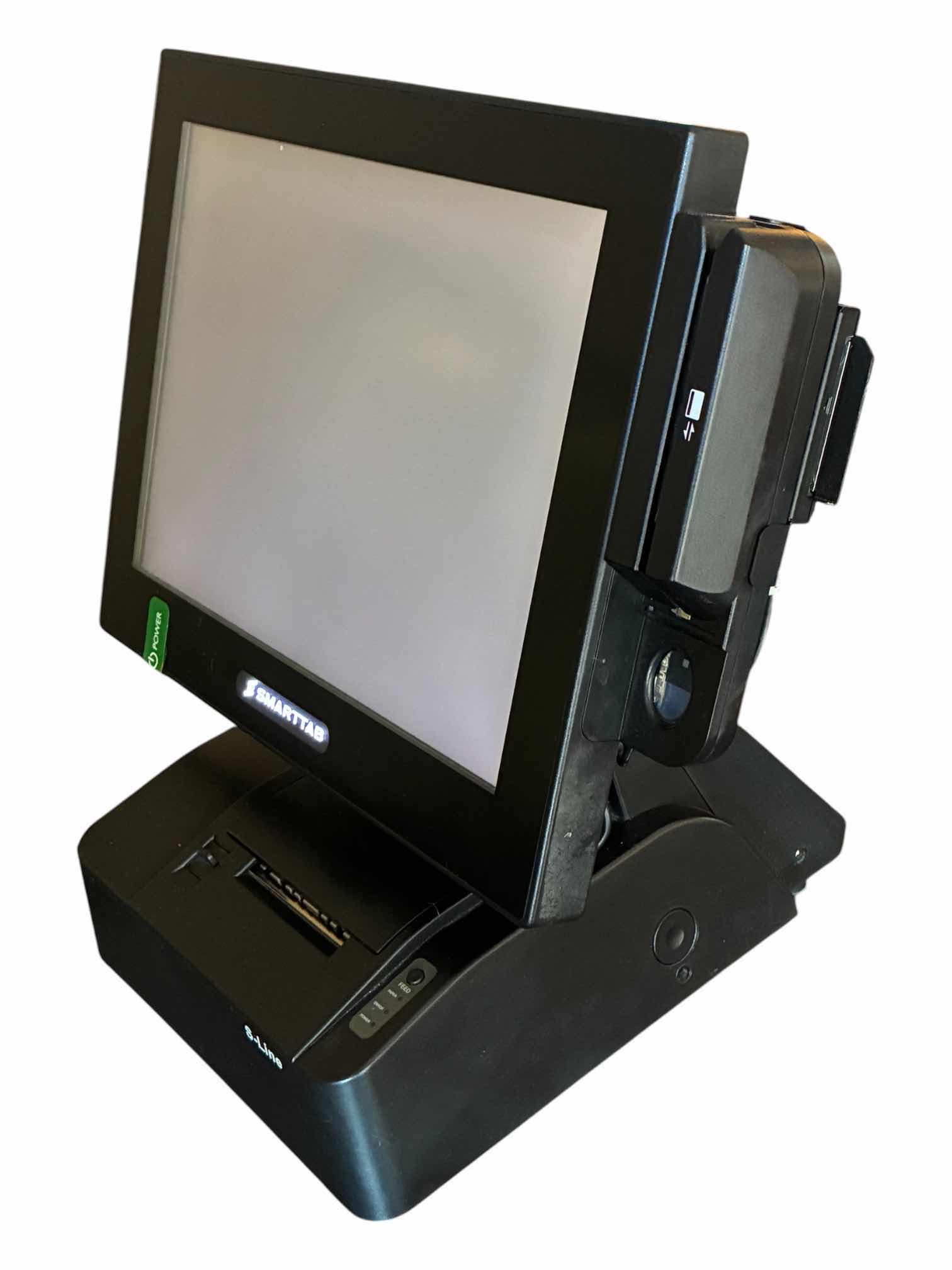 Photo 1 of PIONEER SMARTTAB 15” TOUCH SCREEN TERMINAL POS SYSTEM STEALTHTOUCH-M5 W S-LINE THERMAL RECEIPT PRINTER $3587