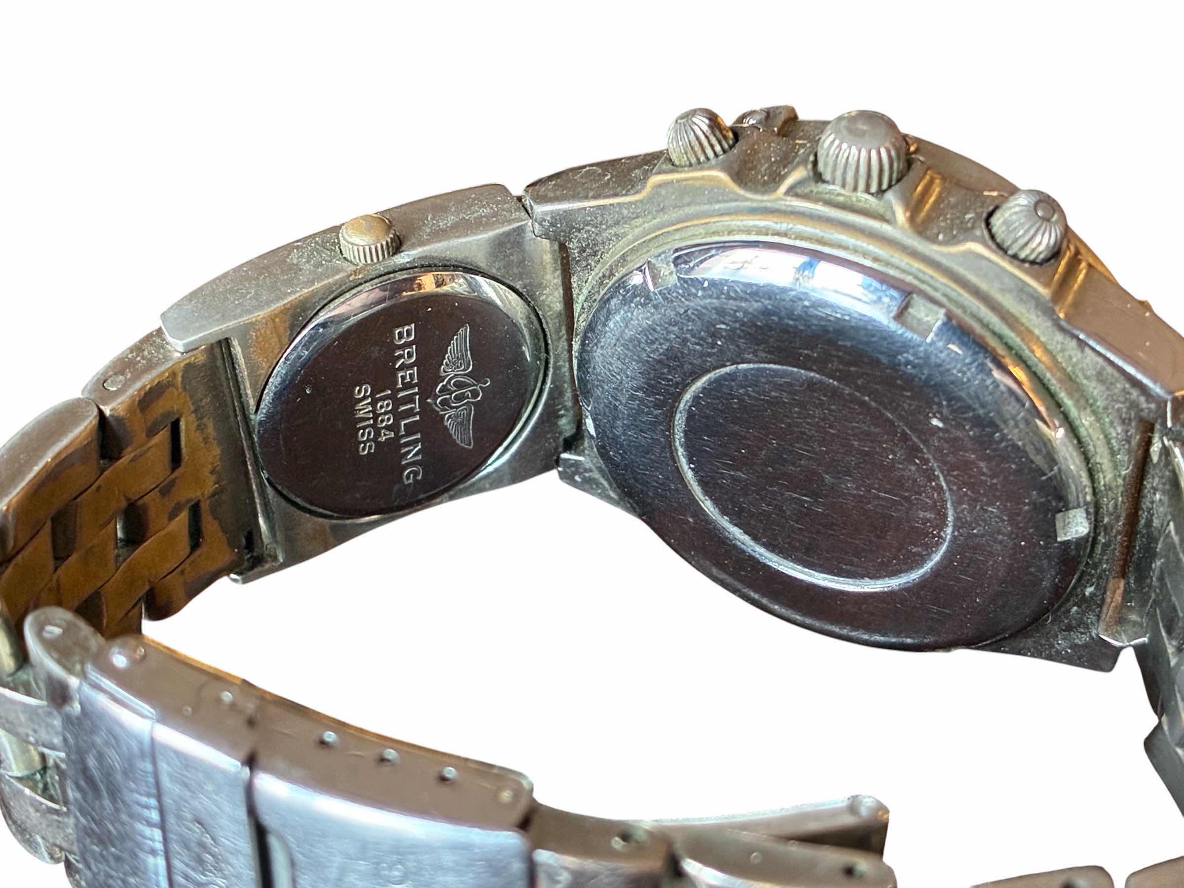 Photo 1 of BREITLING CHRONOMAT STAINLESS STEEL 1884 SWISS MENS WATCH