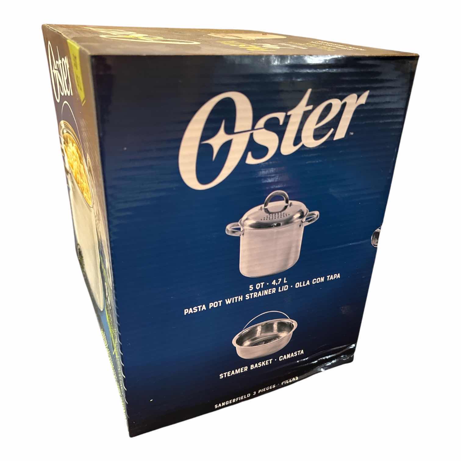 Photo 1 of OSTER 5 QT STAINLESS STEEL PASTA POT W LID