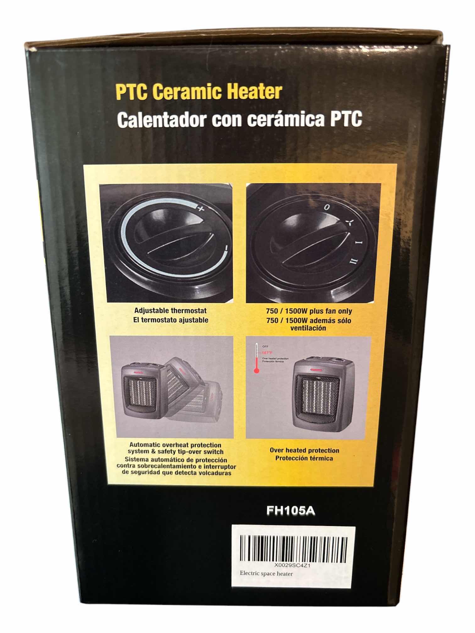 Photo 1 of ANDILY 1500W CERAMIC HEATER