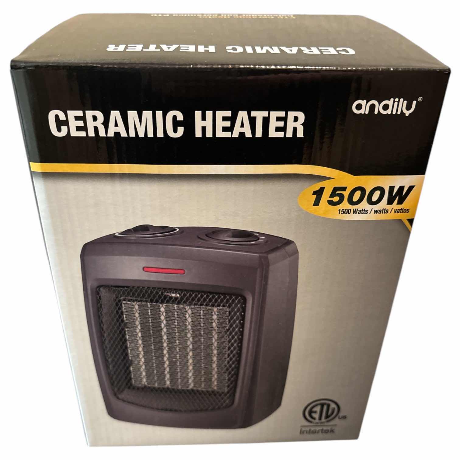 Photo 1 of ANDILY 1500W CERAMIC HEATER