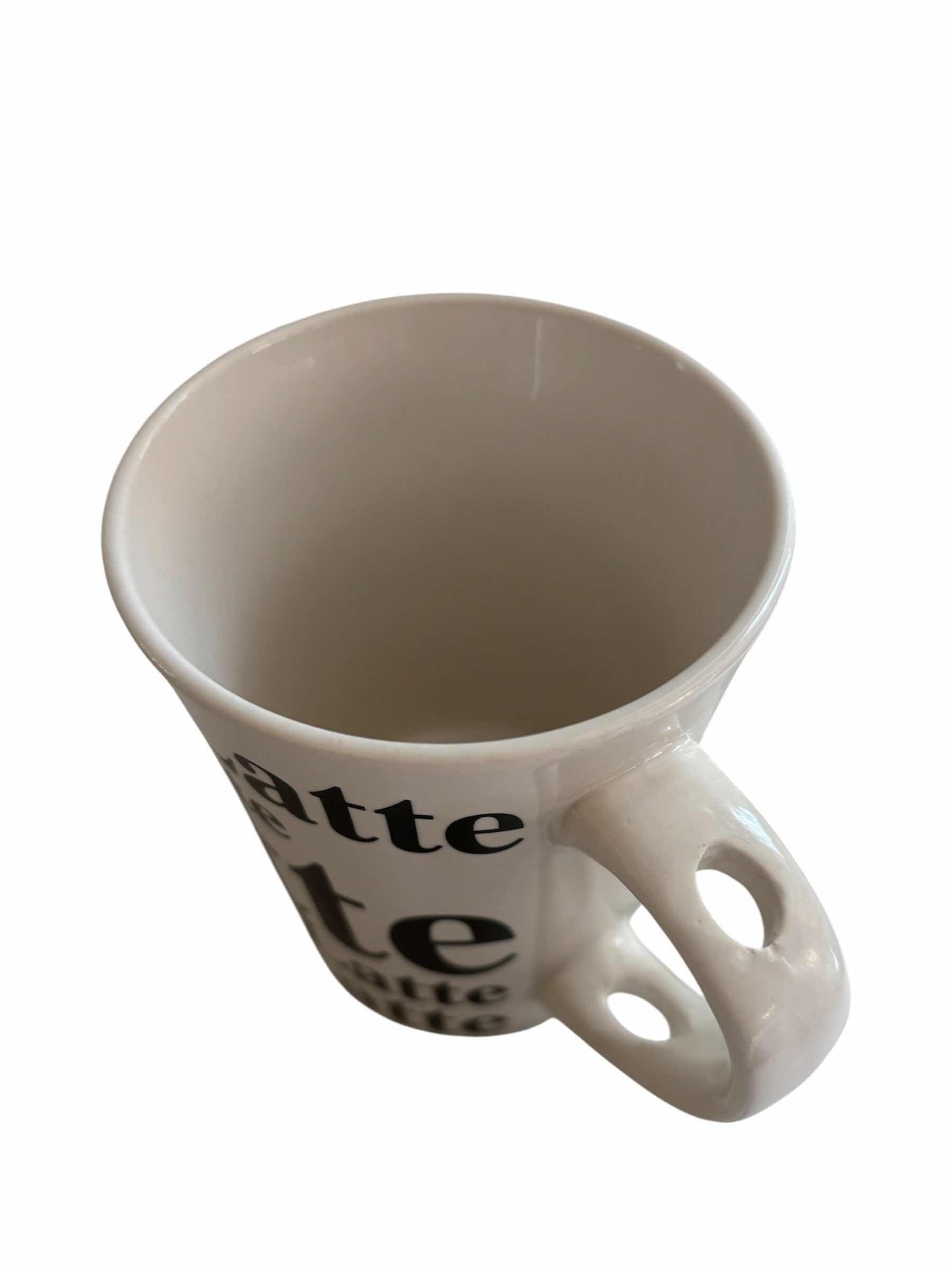 Photo 1 of 4 CERAMIC MUGS W SPOONS