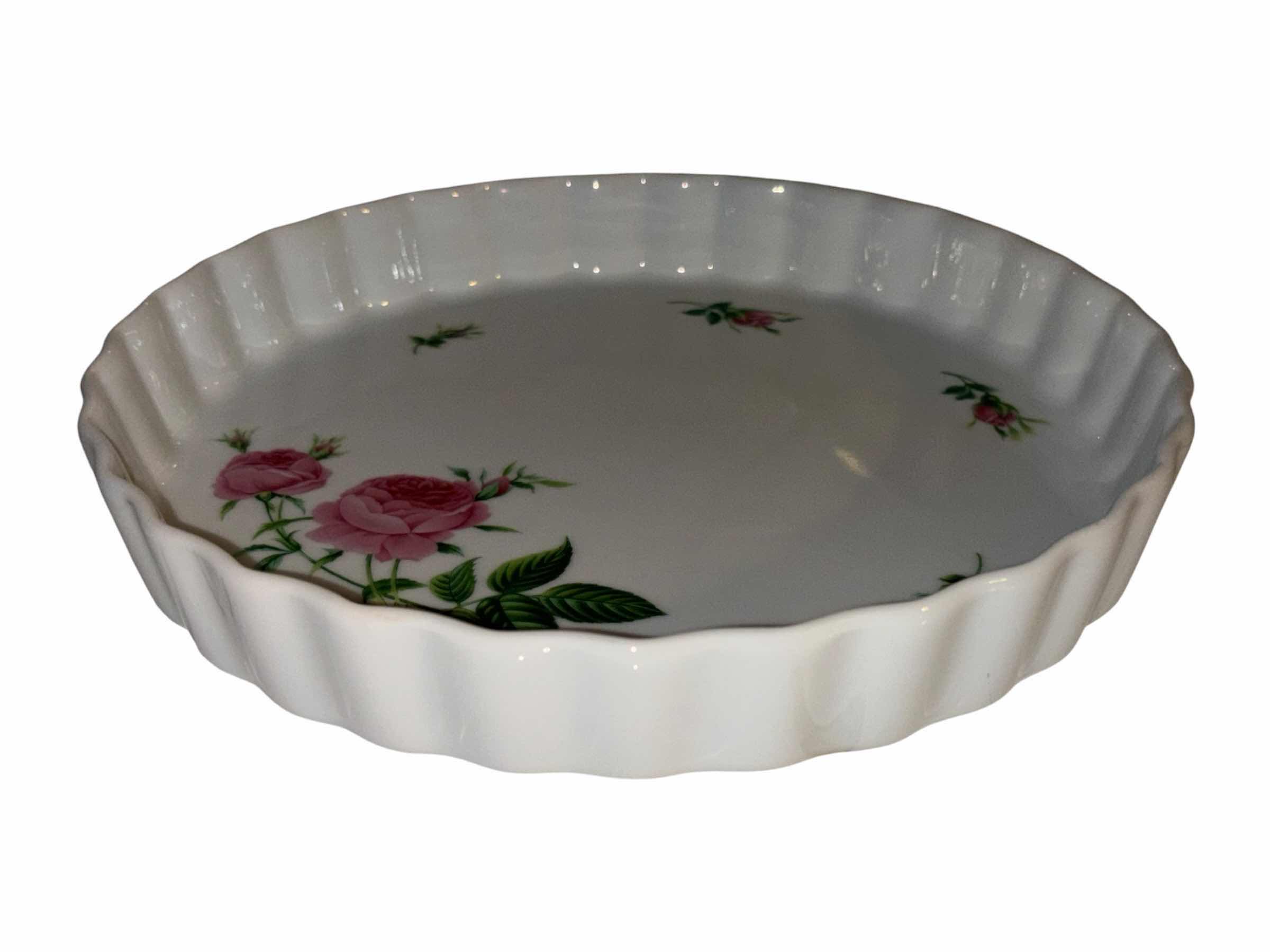 Photo 1 of CHRISTINEHOLM ROSE 9” QUICHE DISH