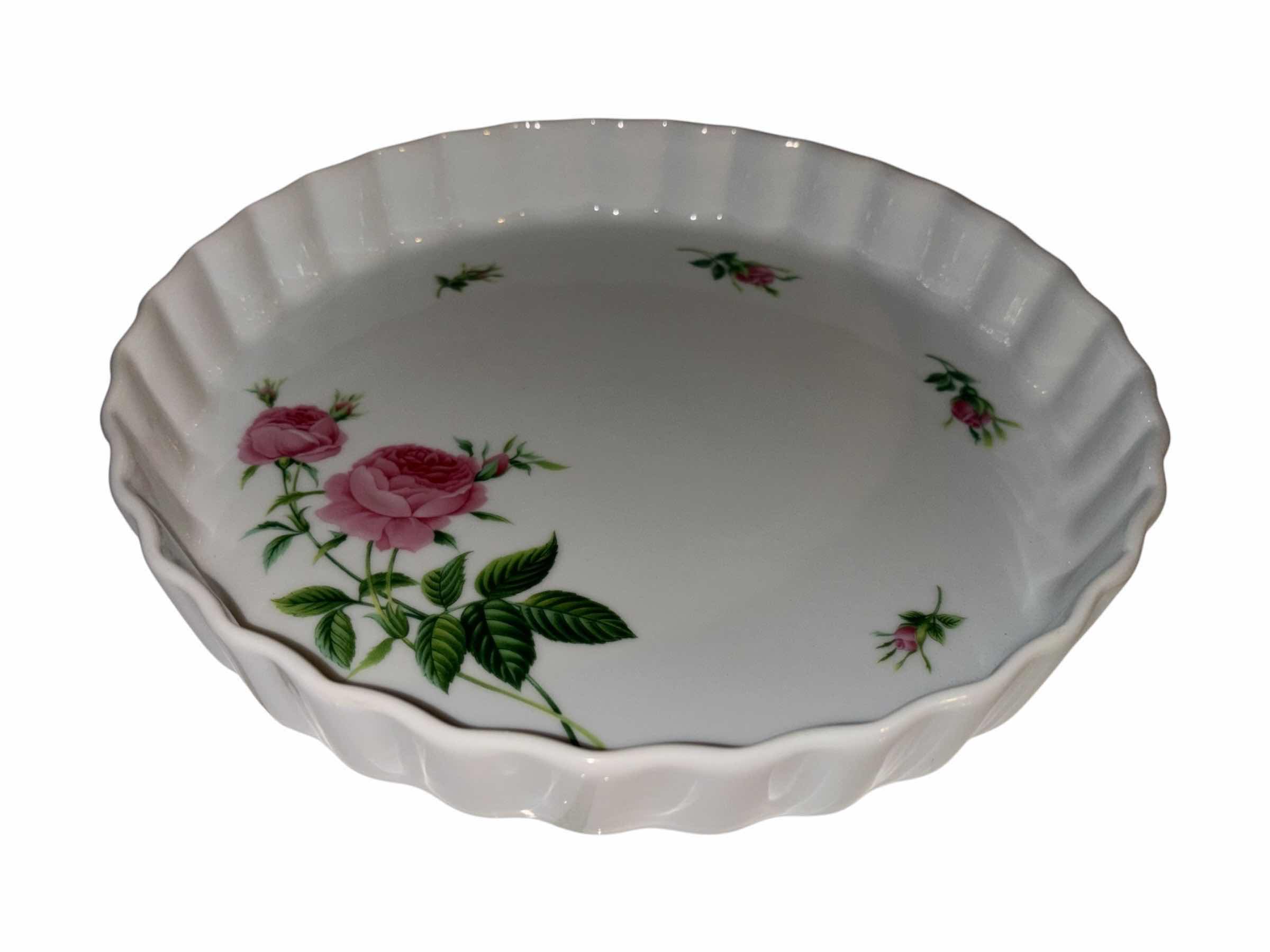 Photo 1 of CHRISTINEHOLM ROSE 9” QUICHE DISH