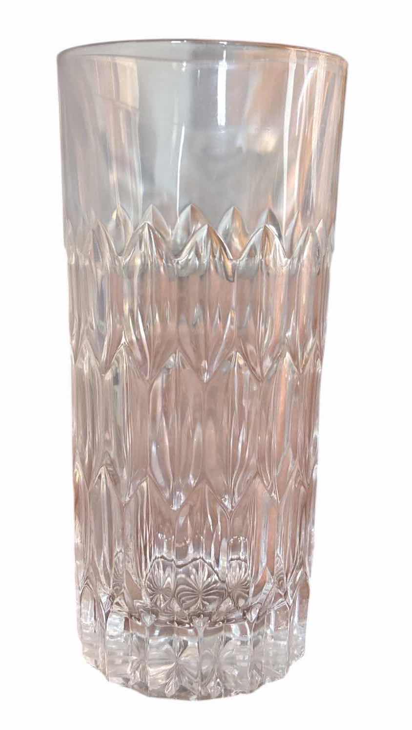 Photo 1 of (4)PCS CRYSTAL HIGHBALL GLASSES H6”