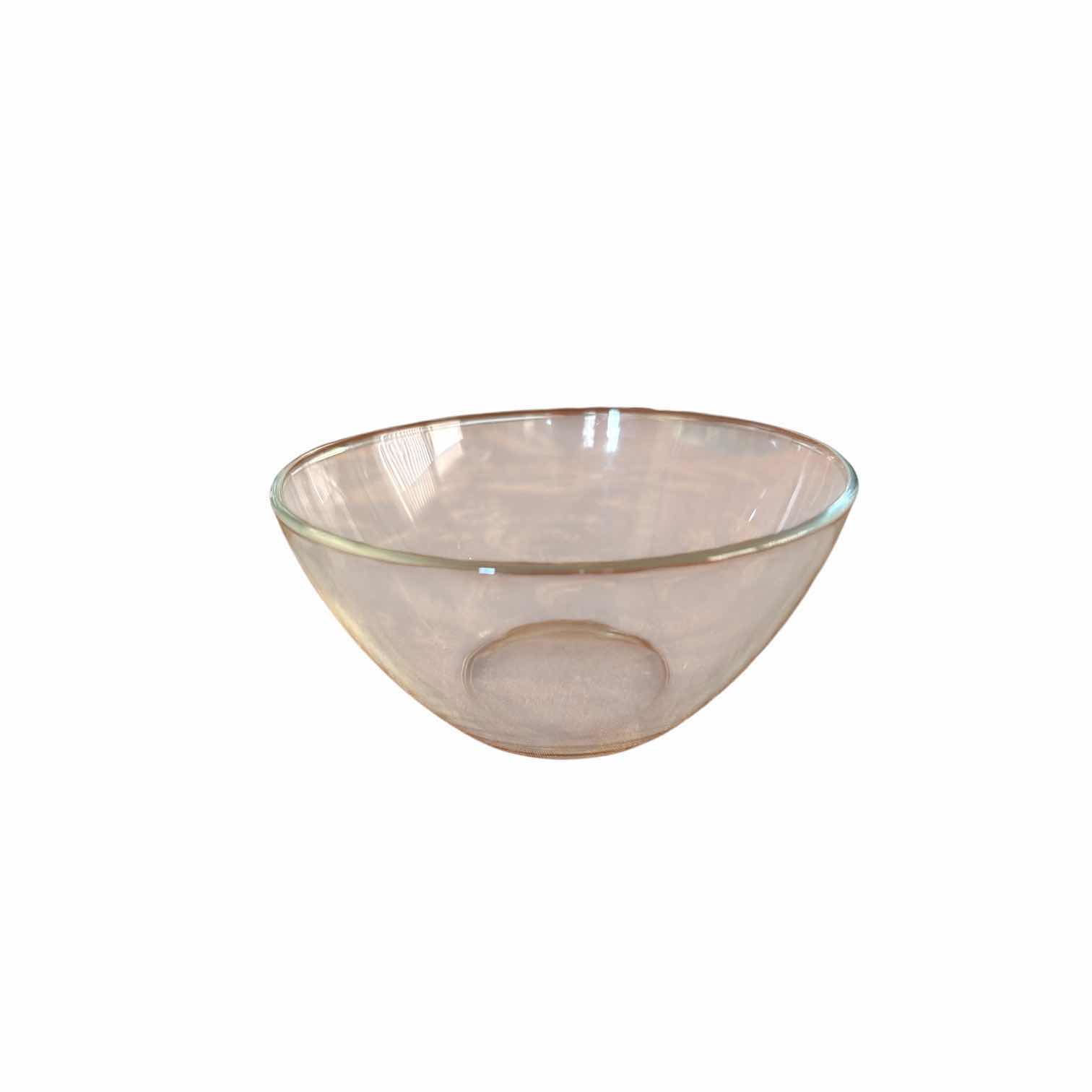 Photo 1 of (3)PCS VINTAGE CORNING & PRESSED GLASS SERVING BOWL D5.5”