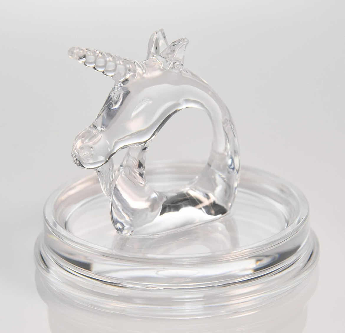 Photo 2 of CASE OF 48 ARAD UNICORN ACRYLIC RING HOLDER DISH JEWELRY TRAP TRINKET PLATTER
