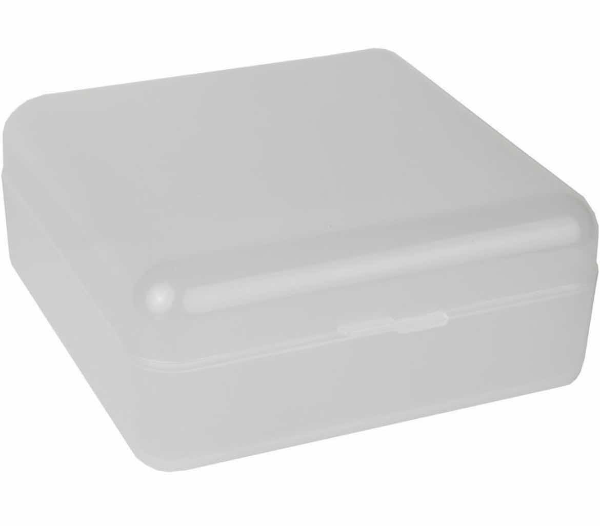 Photo 1 of CASE OF 12 HOME-X HAMBURGER BUN STORAGE CONTAINER SEE THROUGH CONTAINER