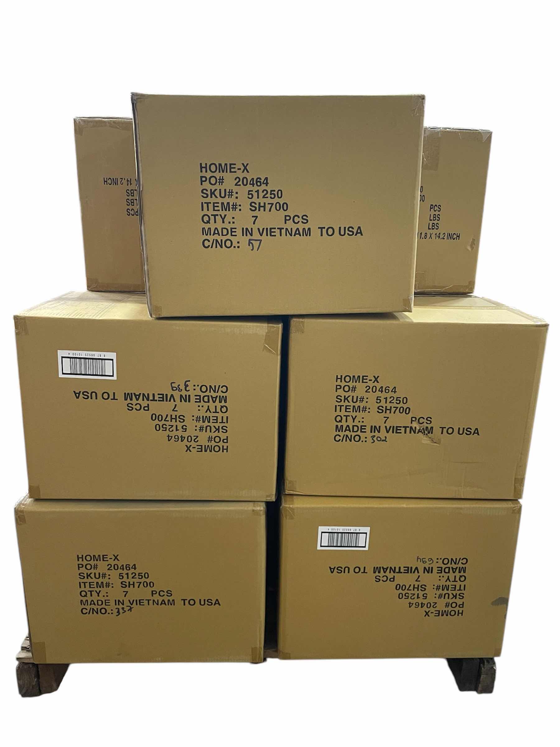 Photo 1 of PALLET OF 23 CASES OF 7 HOME-X HAIR WASHING TRAY SHAMPOO TRAY