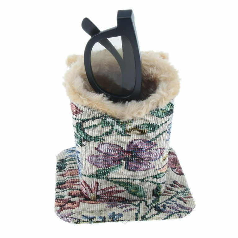 Photo 1 of CASE OF 24 PLUSH LINED DOUBLE EYEGLASS UPRIGHT HOLDER DESK ORGANIZER NIGHT STAND