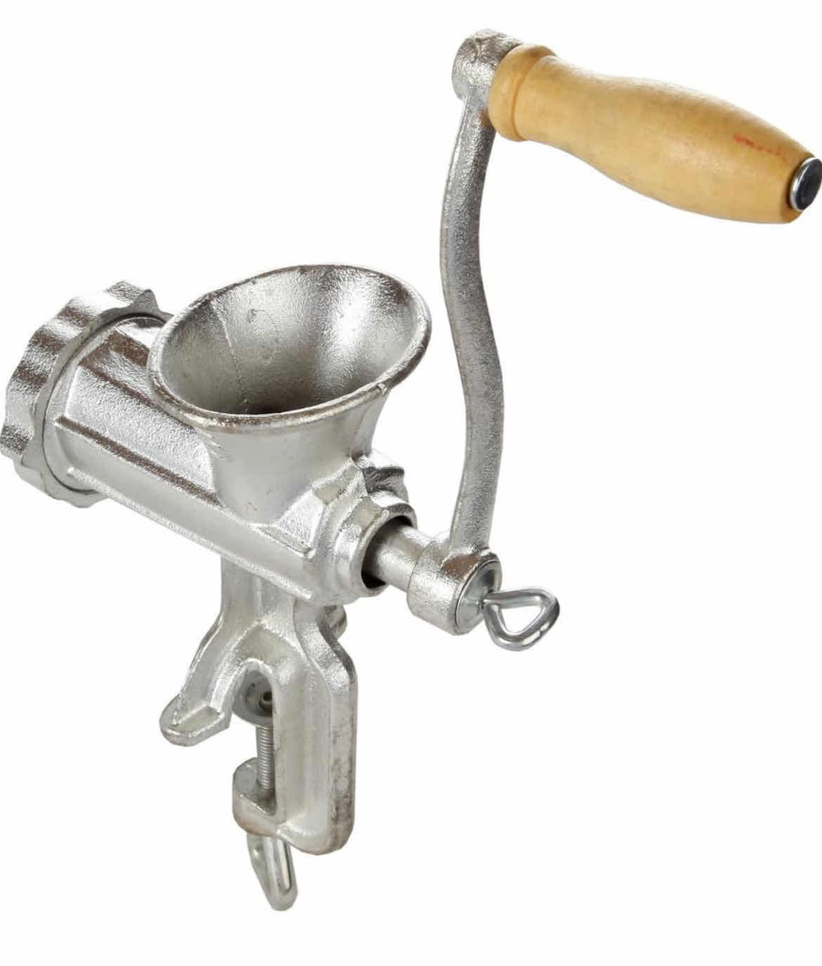 Photo 3 of CASE OF 6 HOME-X CAST IRON MANUAL MEAT MINCER