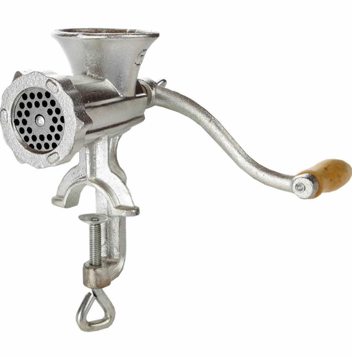 Photo 1 of CASE OF 6 HOME-X CAST IRON MANUAL MEAT MINCER