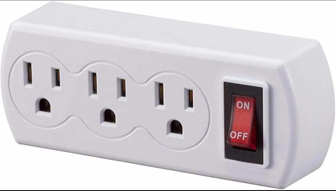 Photo 1 of CASE OF 48 WESTINGHOUSE 3 GROUNDED OUTLET ADAPTER WITH ON/OFF SWITCH MODEL SY610