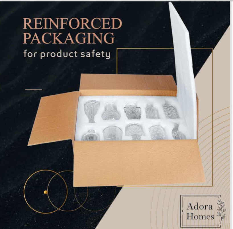 Photo 1 of CASE OF 4 ADORA HOMES VINTAGE RUSTIC STYLE CENTERPIECE SMALL BUD DECORATIVE VASES (SETS OF 10)