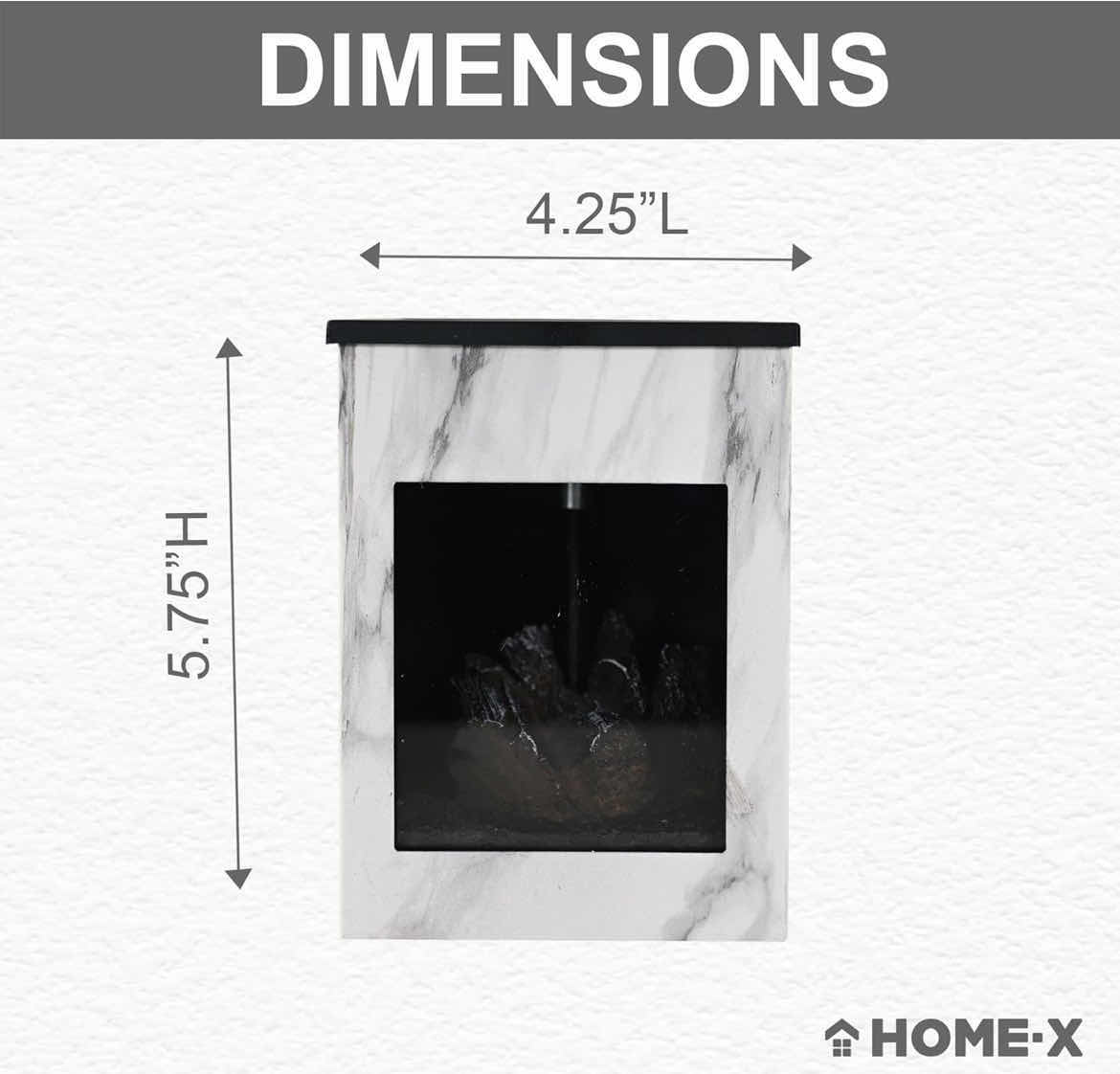 Photo 1 of CASE OF 12 HOME-X GLOWING FIREPLACE WAX WARMER MARBLE