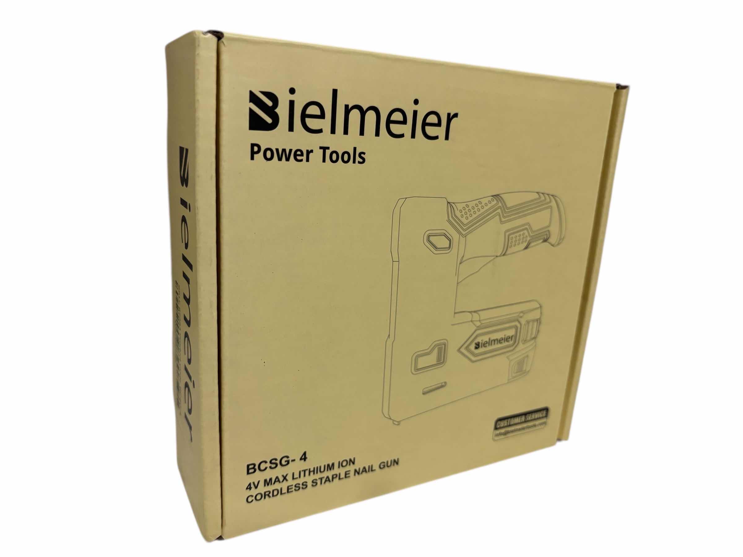 Photo 1 of BIELMEIER 4V MAX LITHIUM ION CORDLESS STAPLE NAIL GUN BCSG-4