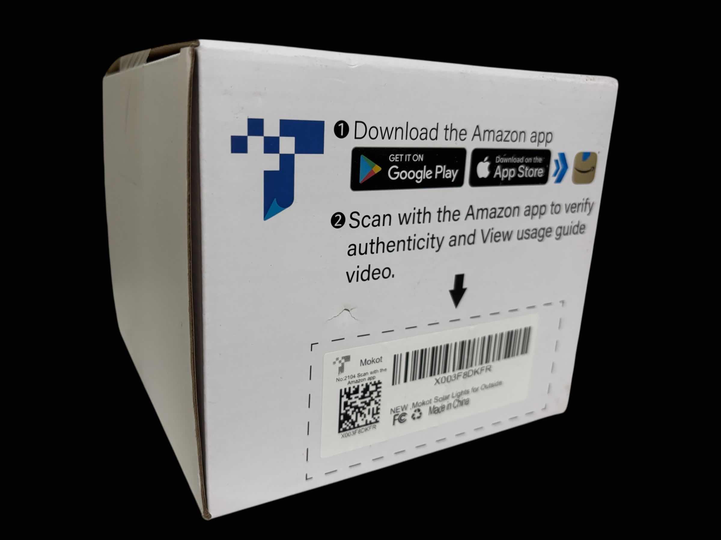 Photo 1 of MOKOT 2-PACK SOLAR POWERED OUTDOOR WATERPROOF LED MOTION SENSOR 4-HEAD WALL LIGHT W REMOTE CONTROL