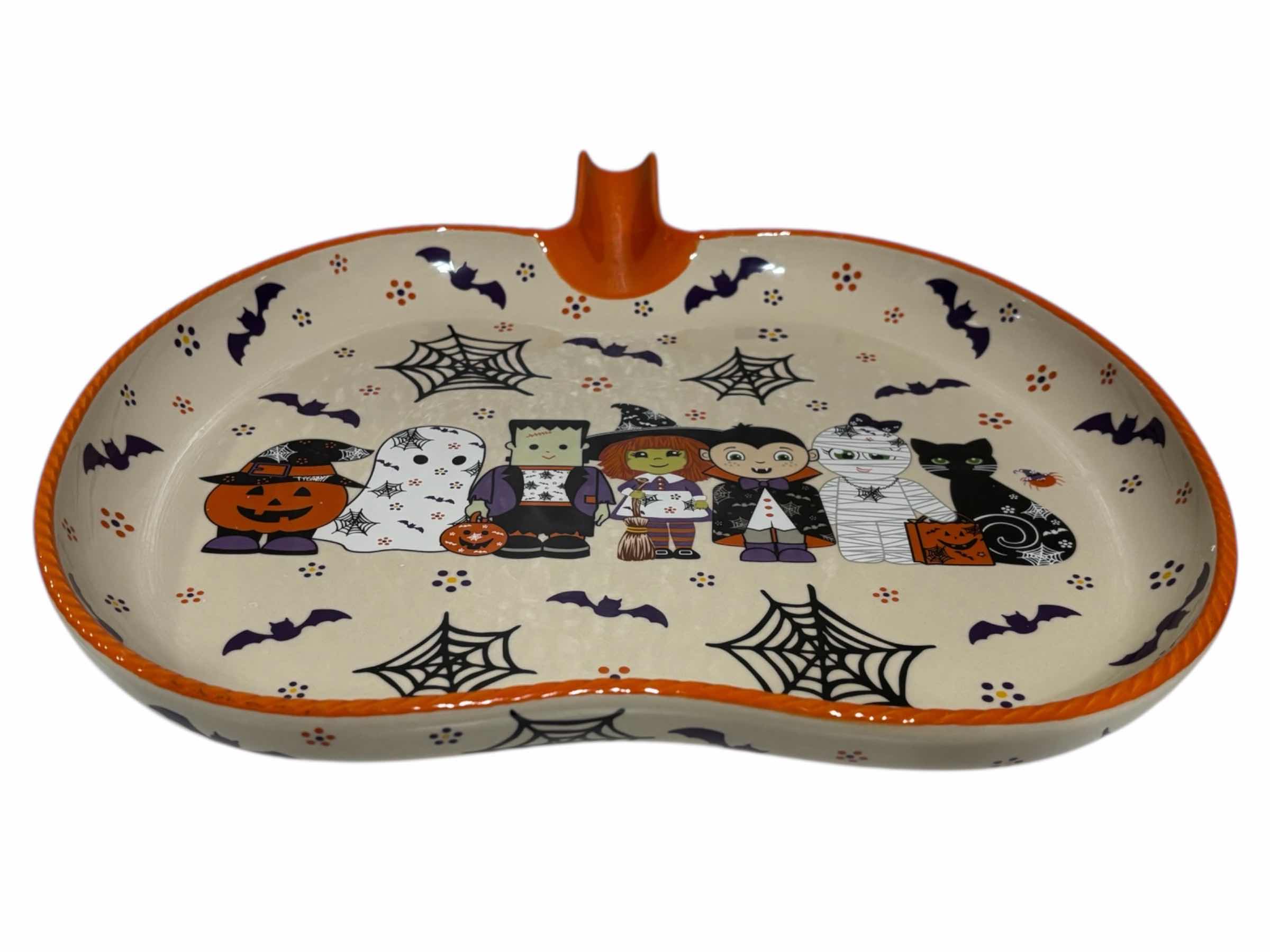 Photo 1 of TEMP-TATIONS OVENWARE SPECIAL EDITION 14” CERAMIC HALLOWEEN SERVING DISH W SPREADER
