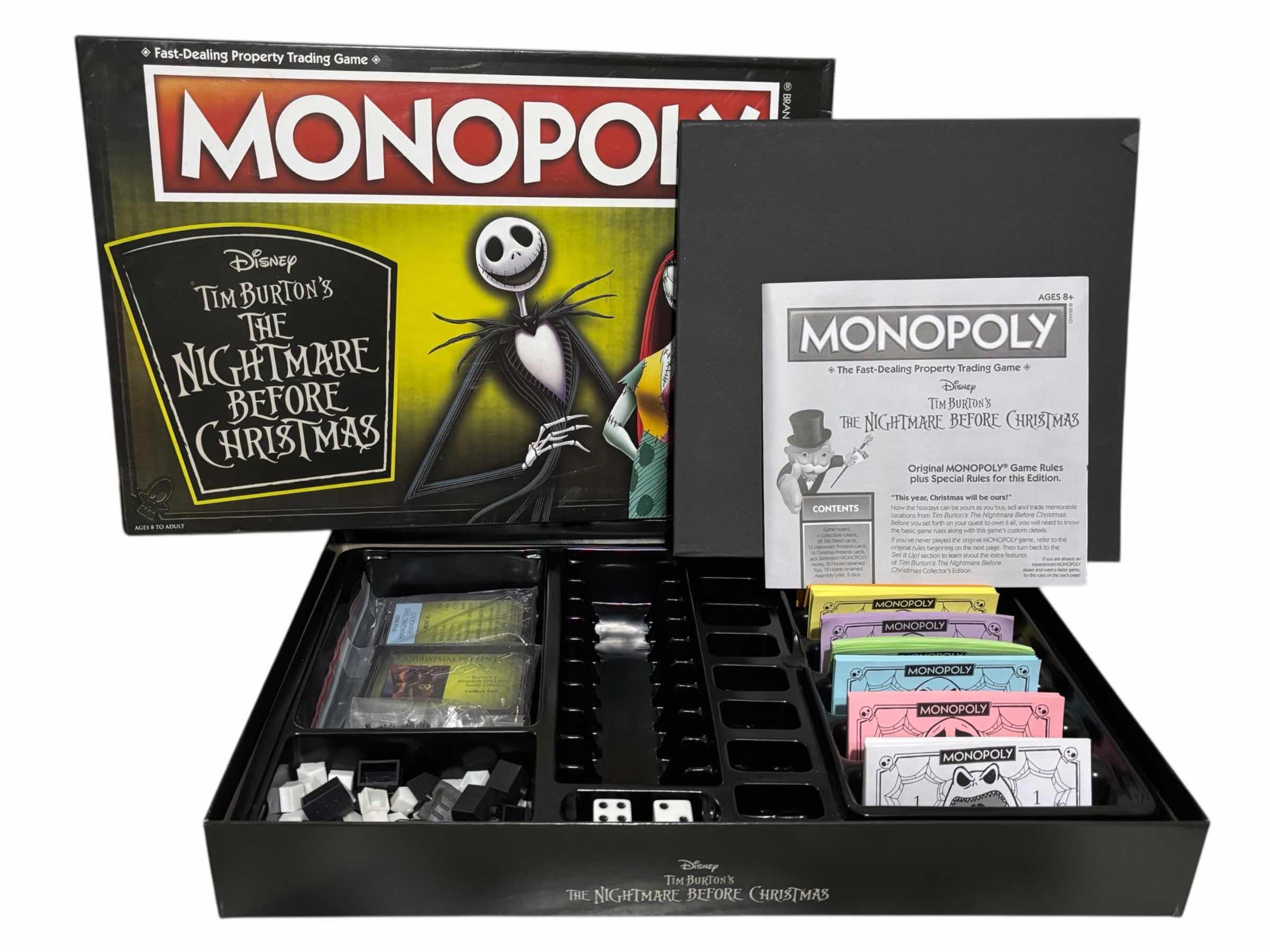Photo 1 of THE NIGHTMARE BEFORE CHRISTMAS MONOPOLY BOARD GAME
