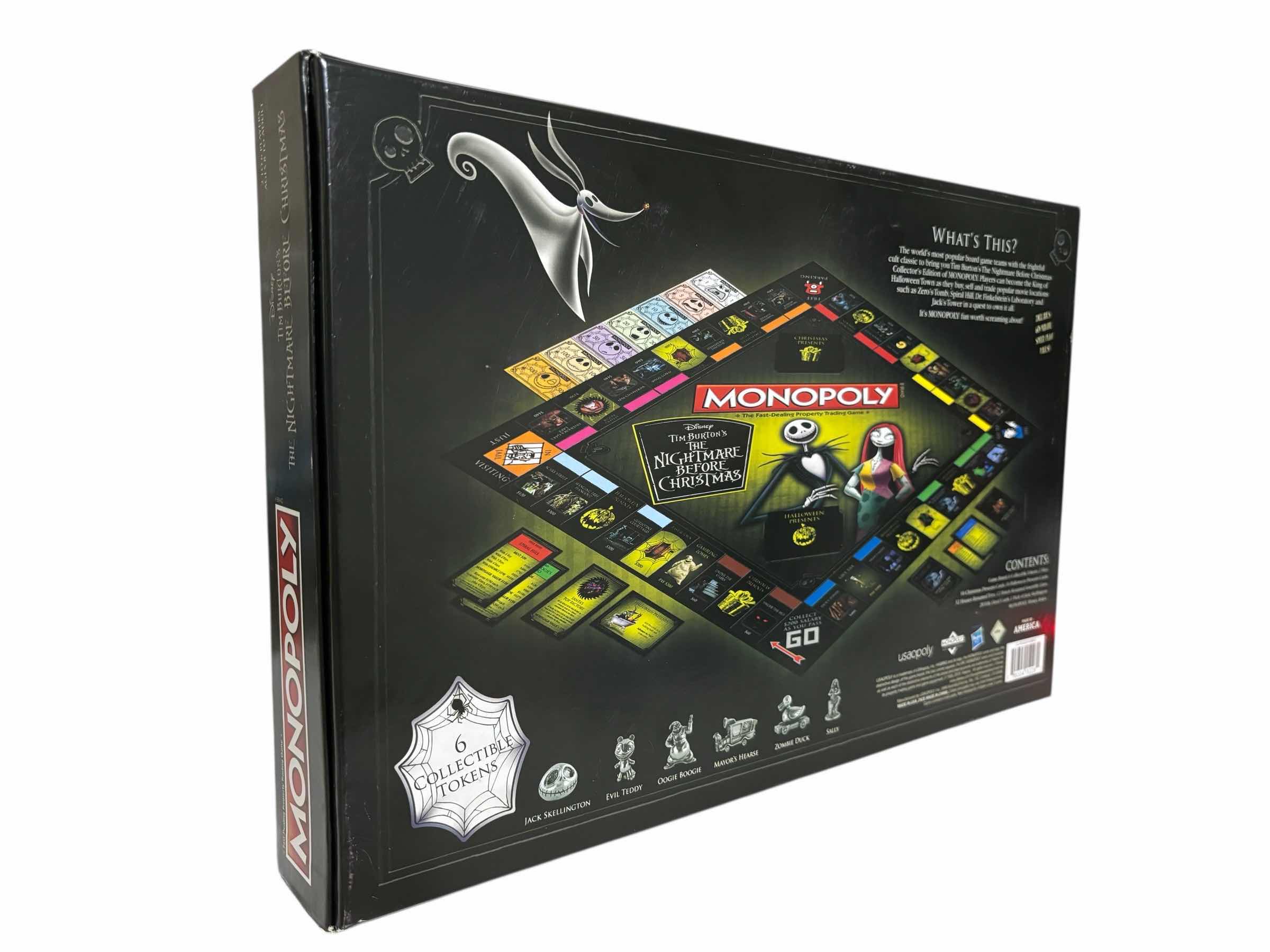 Photo 1 of THE NIGHTMARE BEFORE CHRISTMAS MONOPOLY BOARD GAME