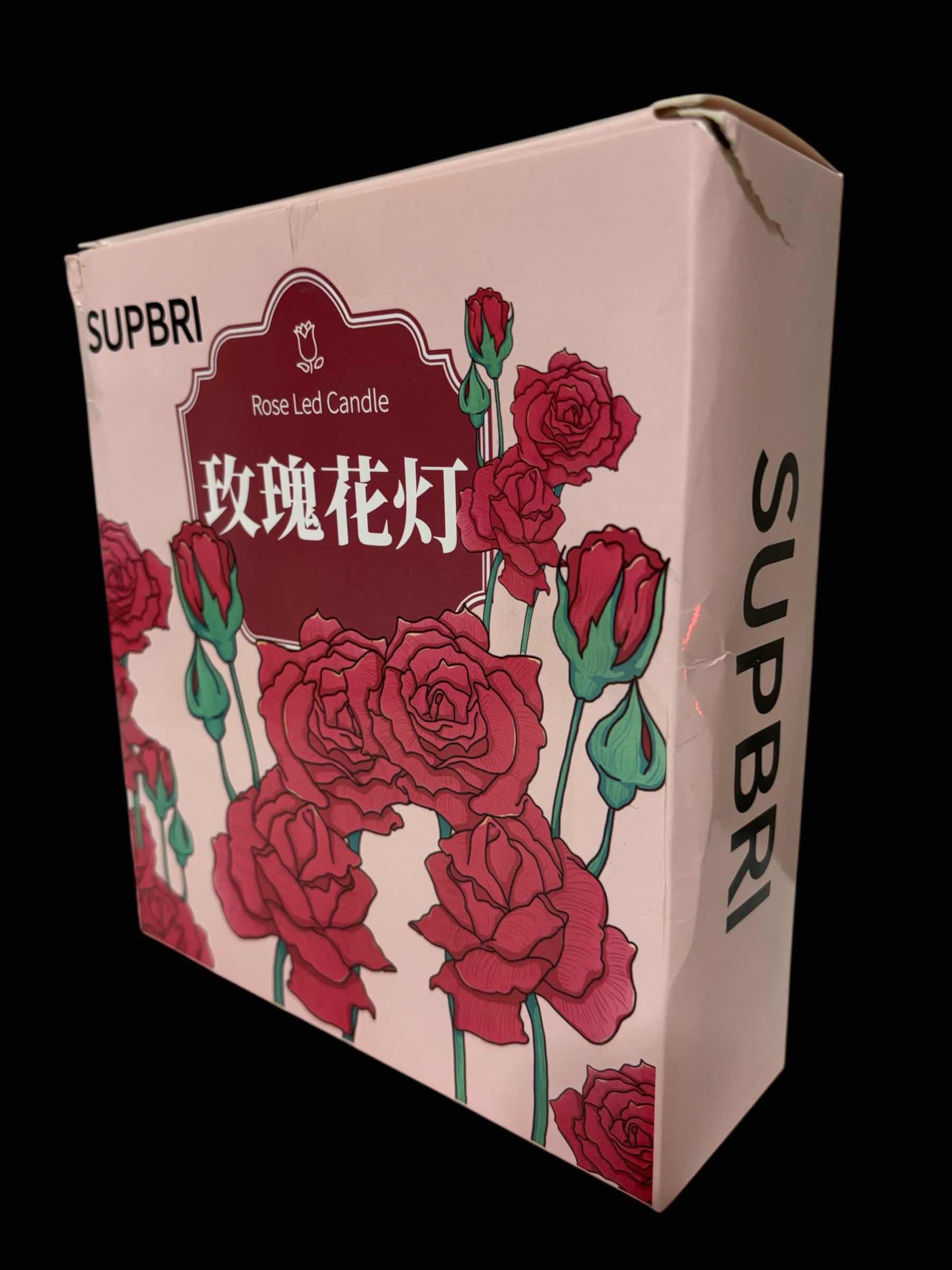 Photo 1 of FLAMELESS LED CRYSTAL STYLE PLASTIC CANDLE SET OF 4 W BATTERIES