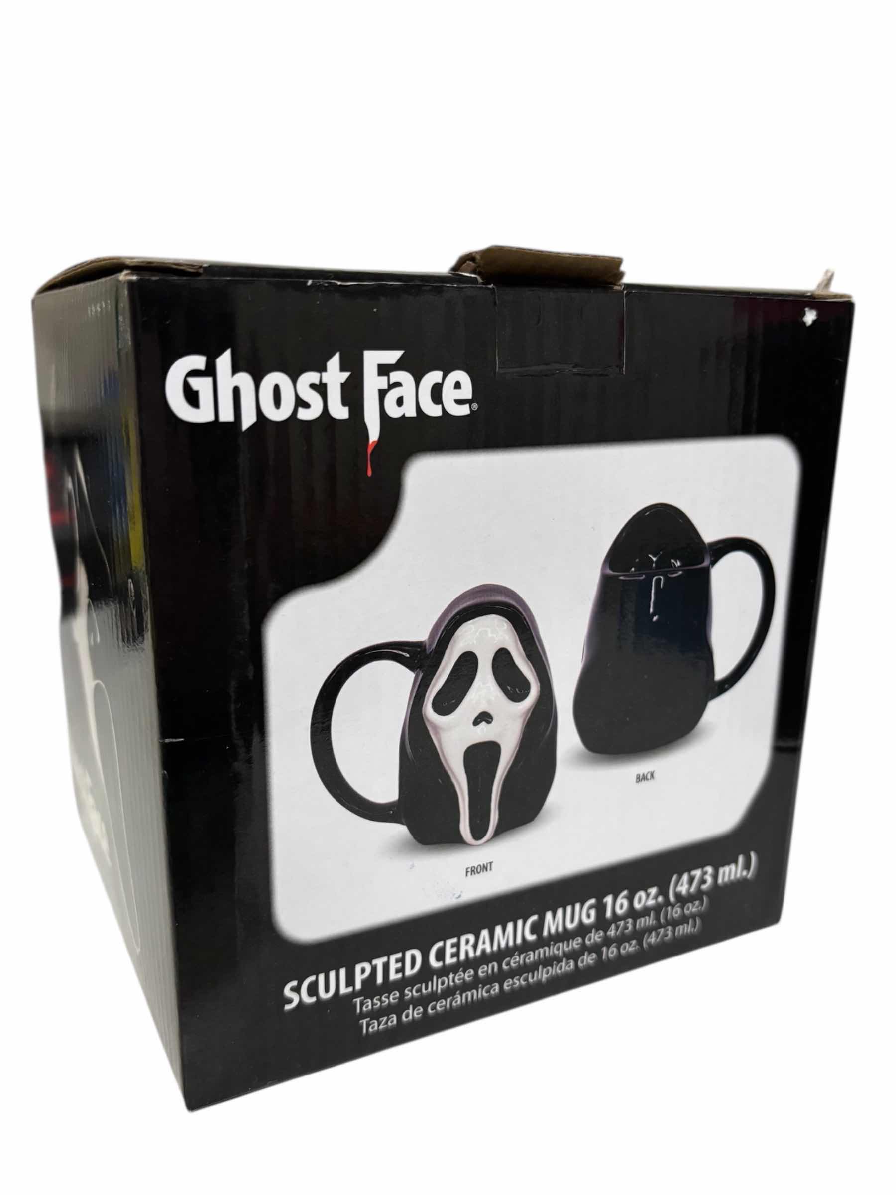 Photo 1 of BIOWORLD SCREAM GHOST FACE FIGURAL 16oz CERAMIC MUG