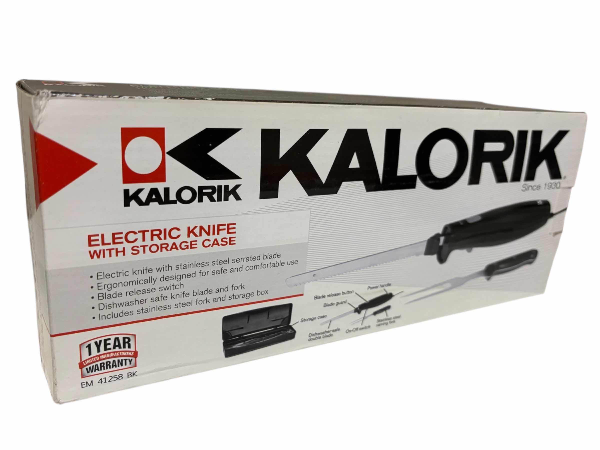Photo 1 of KALORIK ELECTRIC KNIFE W STORAGE CASE