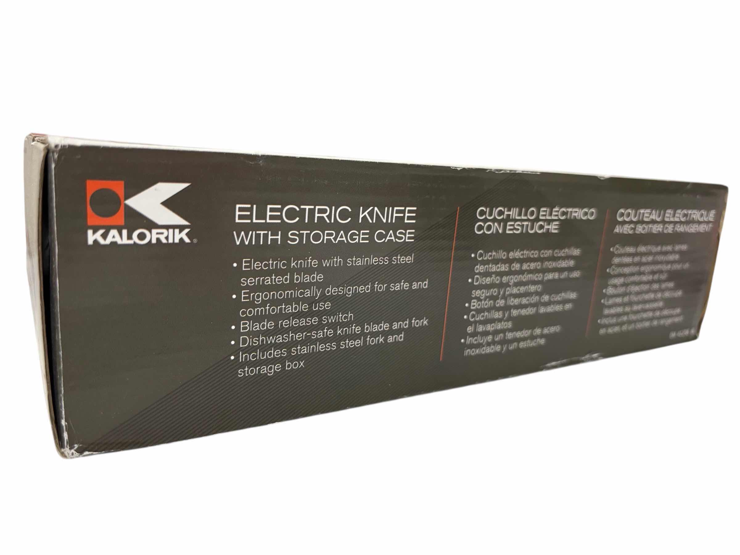 Photo 1 of KALORIK ELECTRIC KNIFE W STORAGE CASE