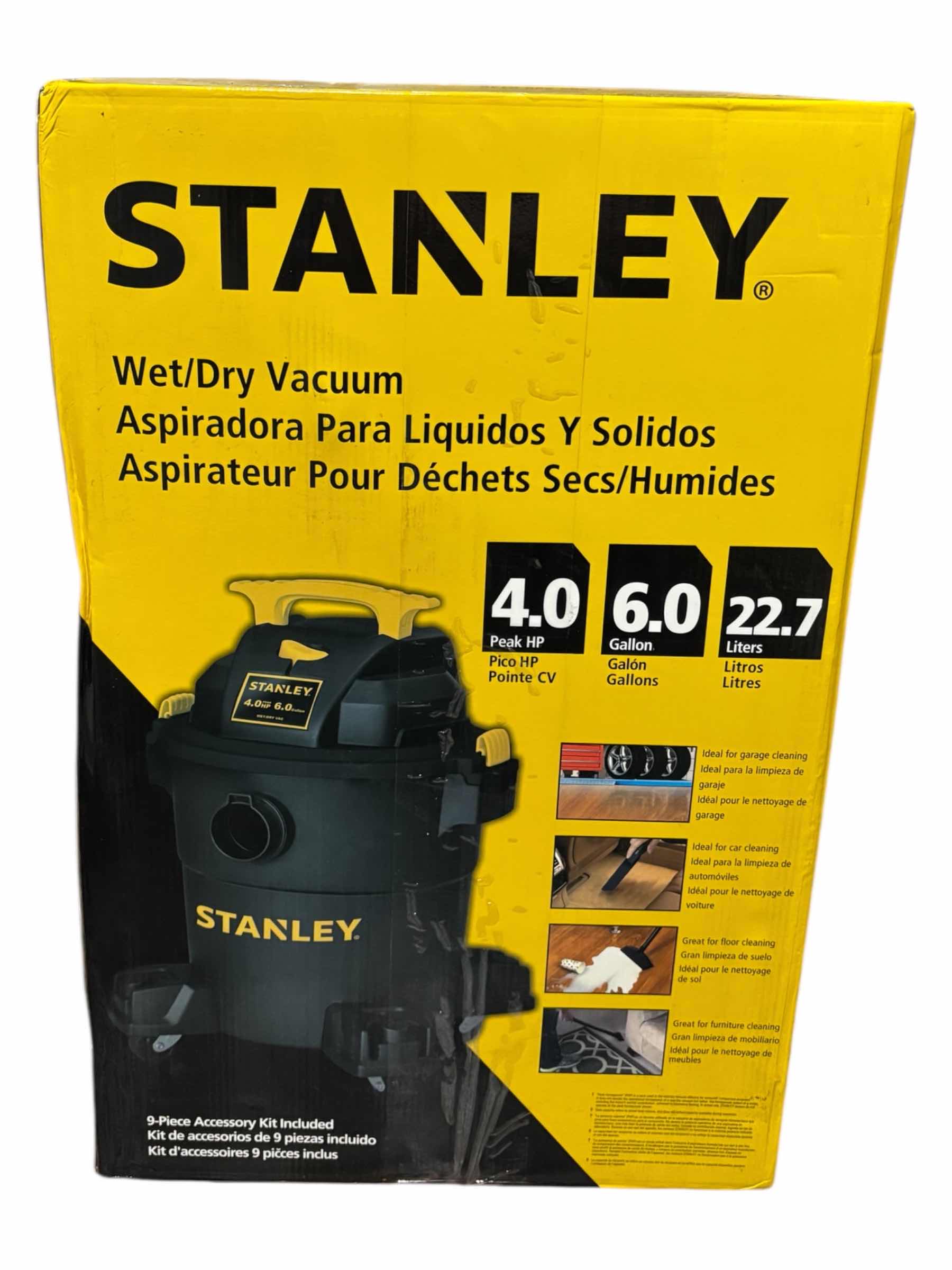 Photo 1 of STANLEY 6 GAL WET/DRY VACUUM