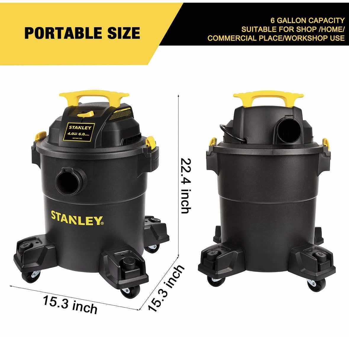 Photo 1 of STANLEY 6 GAL WET/DRY VACUUM