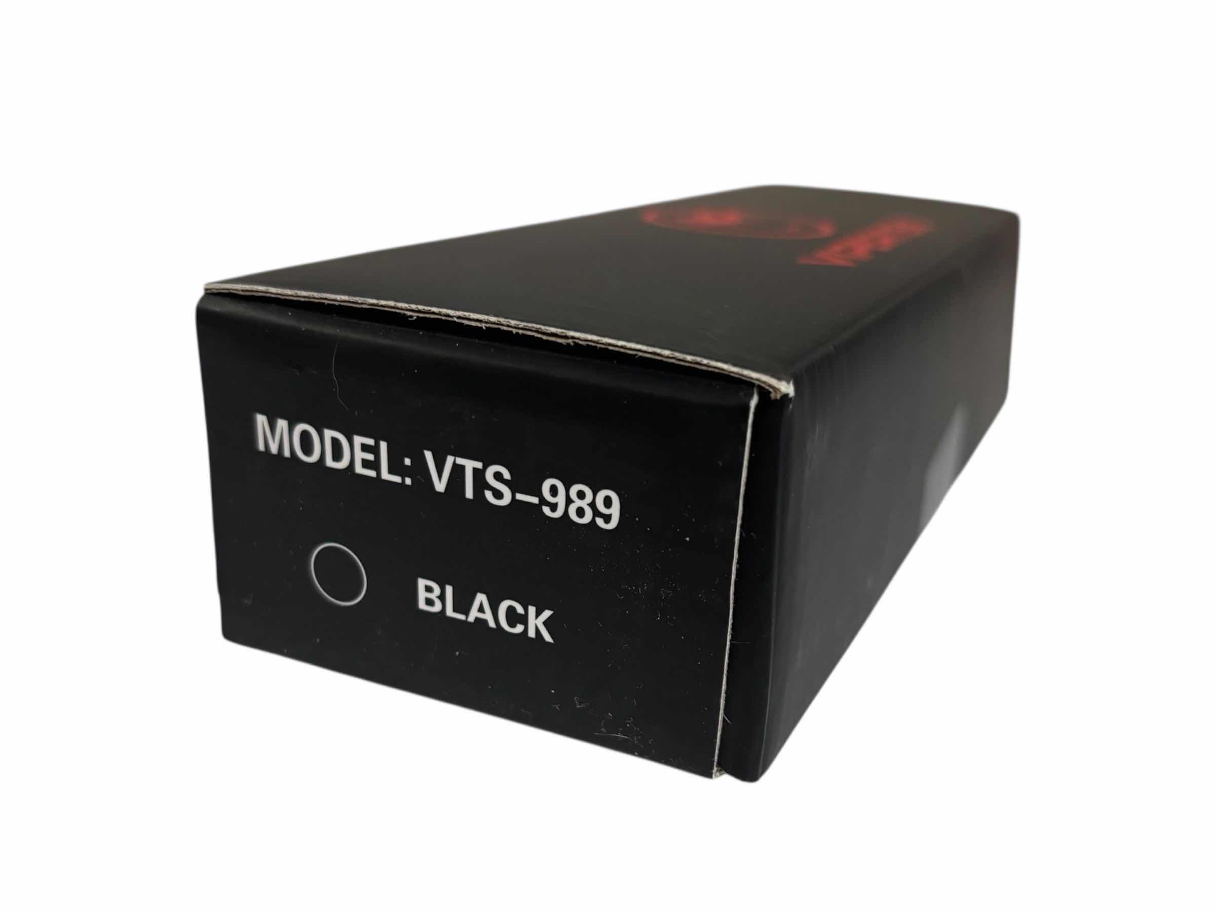 Photo 1 of VIPERTEK HEAVY DUTY RECHARGEABLE STUN GUN/ LED FLASHLIGHT W CHARGER,  BLACK VTS-989   $26