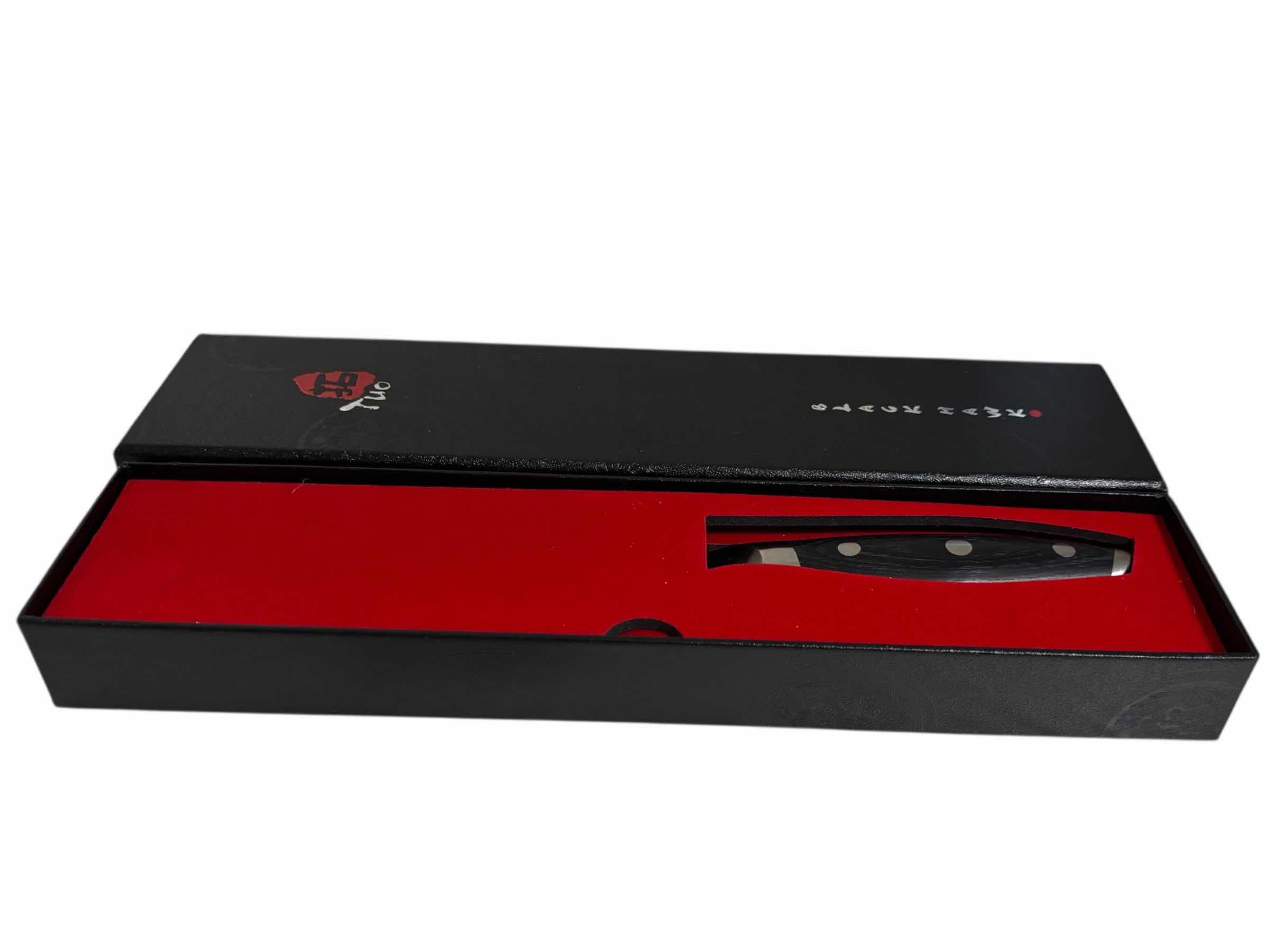 Photo 1 of TUO BLACK HAWK NAKIRI 6.5” PROFESSIONAL KNIFE W BOX $50