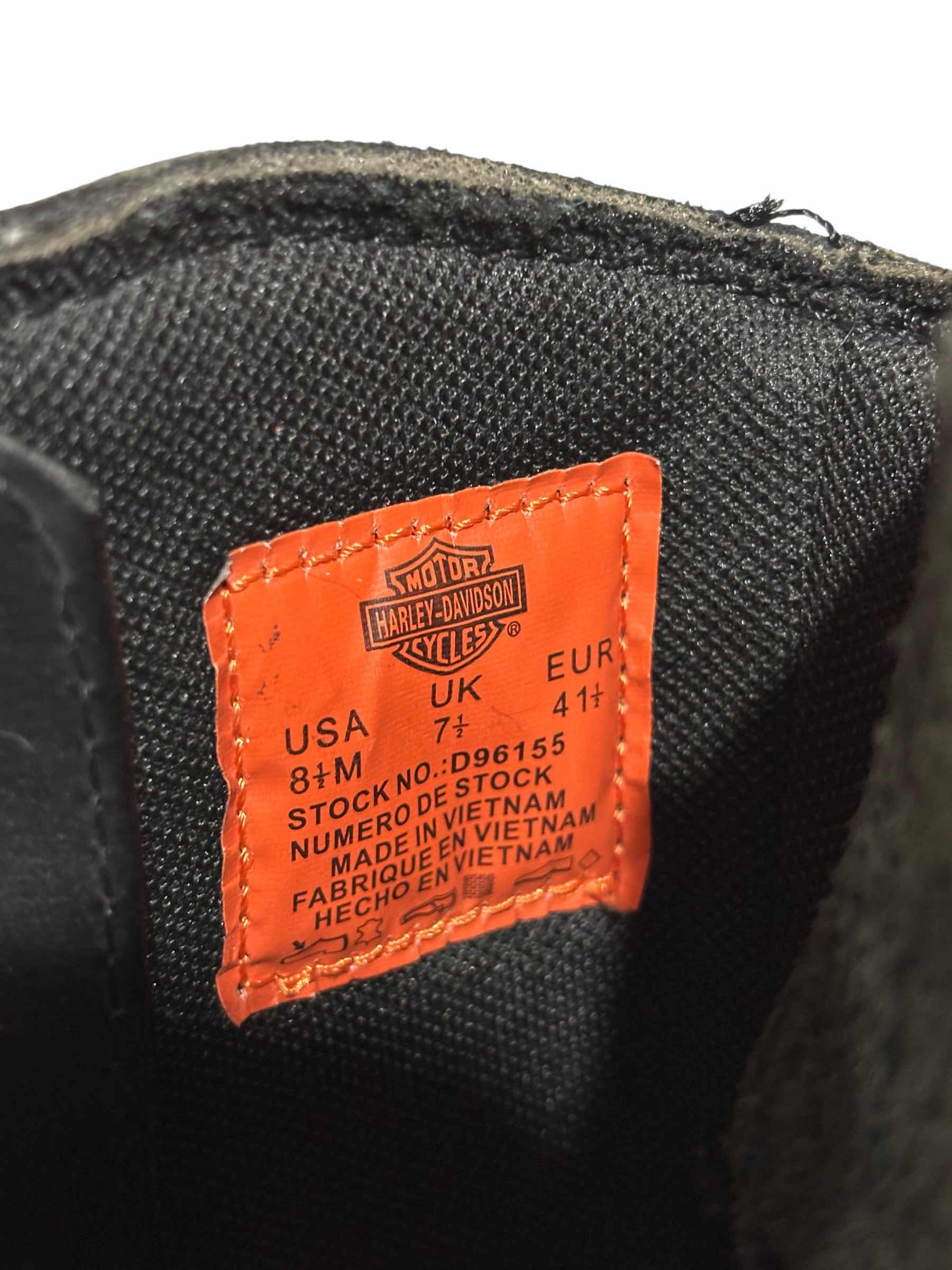 Photo 1 of NEW HARLEY-DAVIDSON MOTORCYCLES FOOTWEAR MENS BLADEN 9” BLACK LEATHER MOTORCYCLE BOOTS SIZE 8.5M, D96155 $200