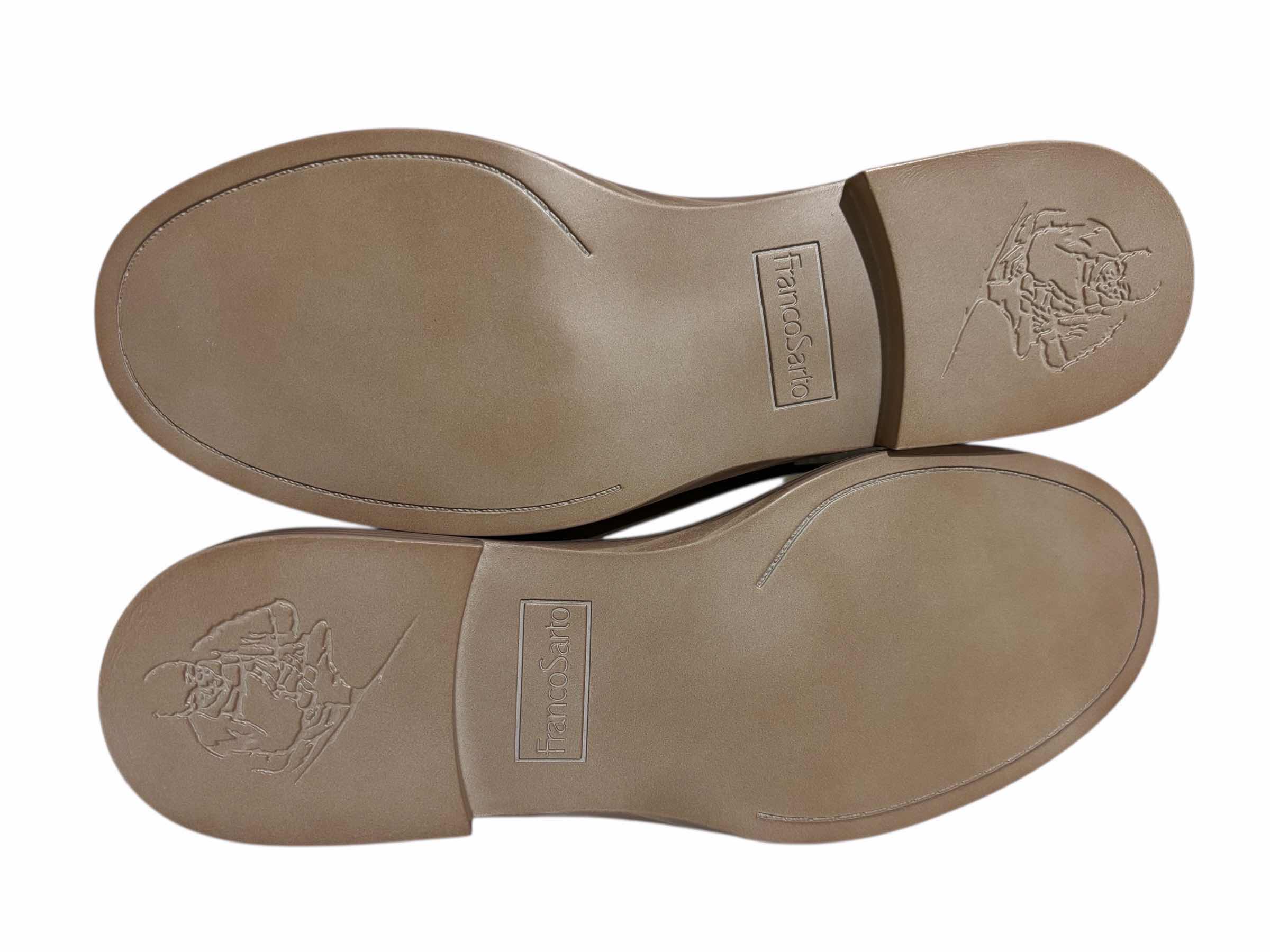 Photo 1 of NIB FRANCO SARTO LUCIA LOAFER, MODERN TAUPE BEIGE PATENT LEATHER WOMENS SIZE 8.5M $110