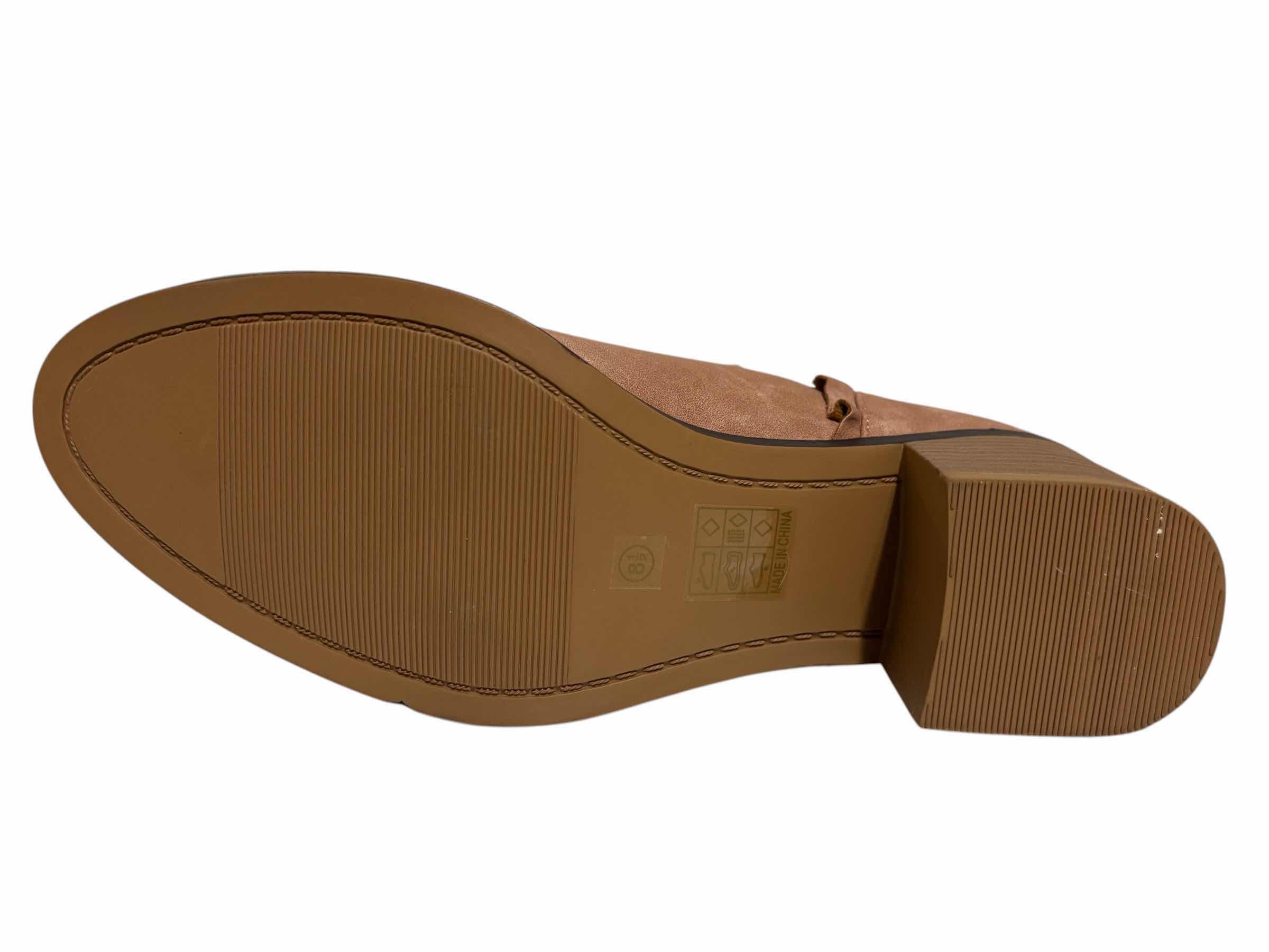 Photo 1 of COMFORT RUFFLE DEEP-V ANKLE BOOTIES, ROSE WOMENS SIZE 8.5