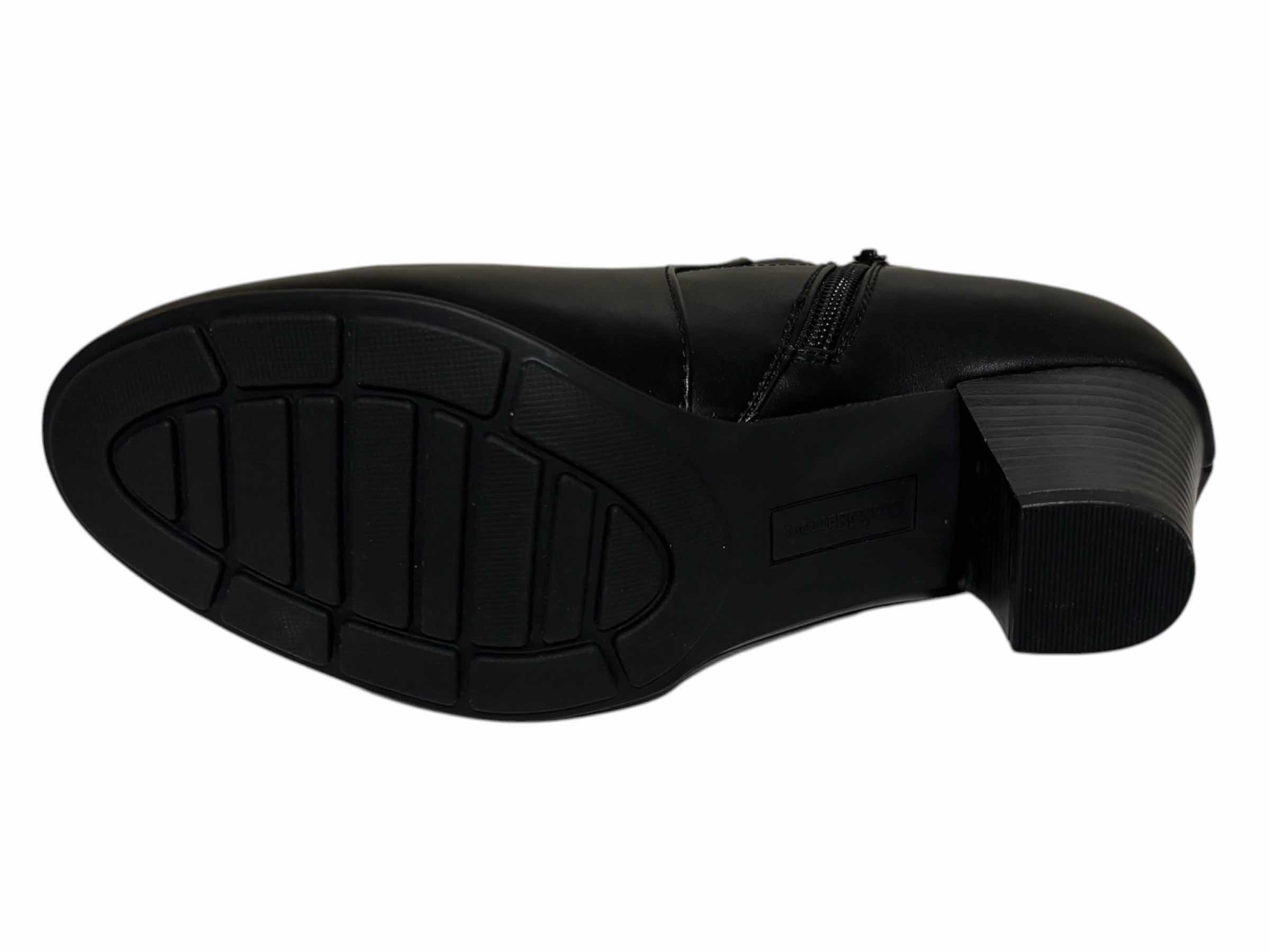 Photo 1 of CROFT & BARROW INES ANKLE BOOTIES W ORTHOLITE COMFORT FOAM INSOLES, BLACK WOMENS SIZE 8.5