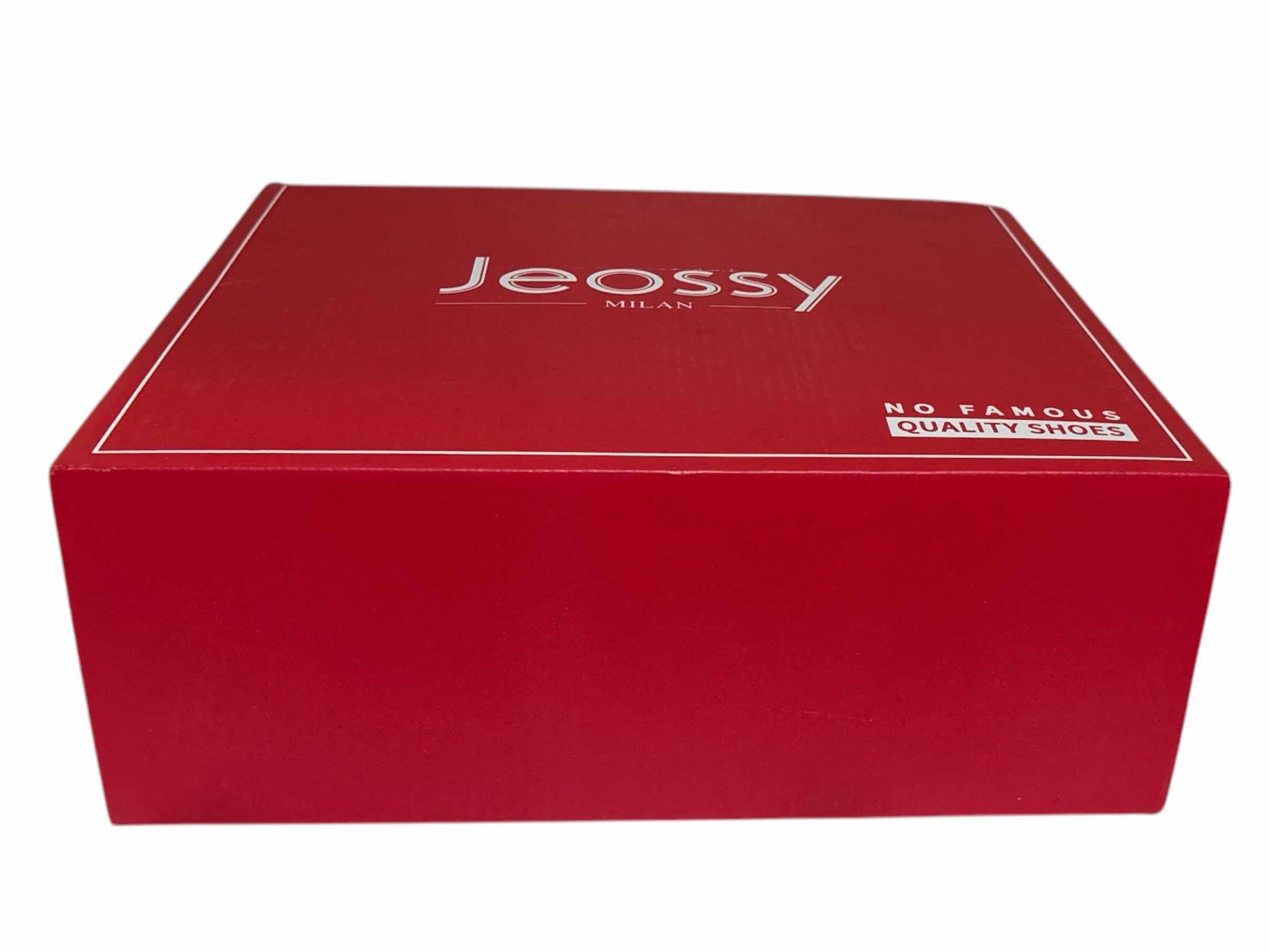 Photo 1 of JEOSSY KNEE HIGH RIDING BOOTS W KNITTED WOOL TOP, METAL BUCKLES & ZIPPER, WIDE CALF/WIDTH, BLACK WOMENS SIZE 8.5