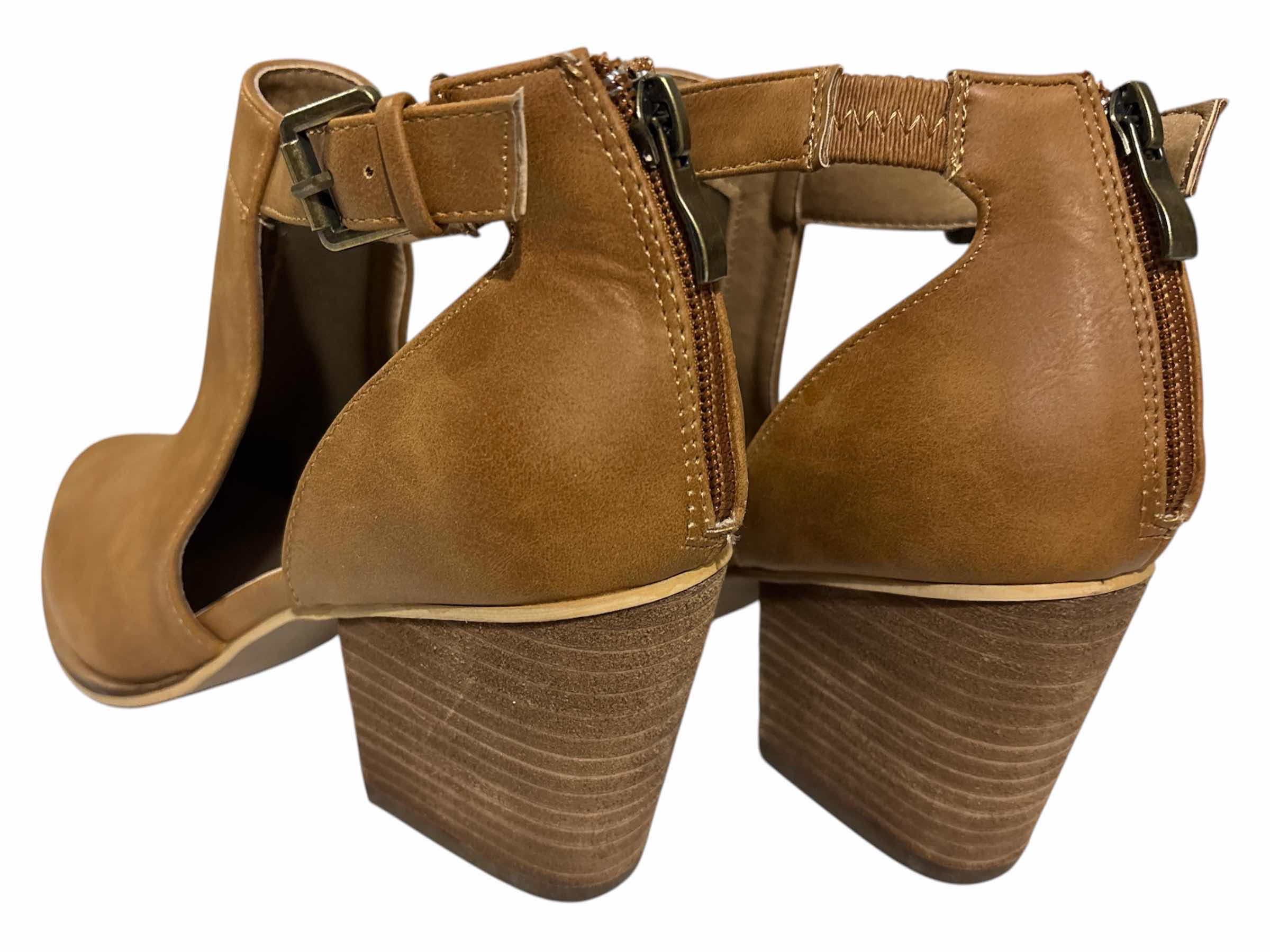 Photo 1 of CATHERINE MALANDRINO FIMBY ANKLE BOOTIE, BROWN WOMENS SIZE 8.5
