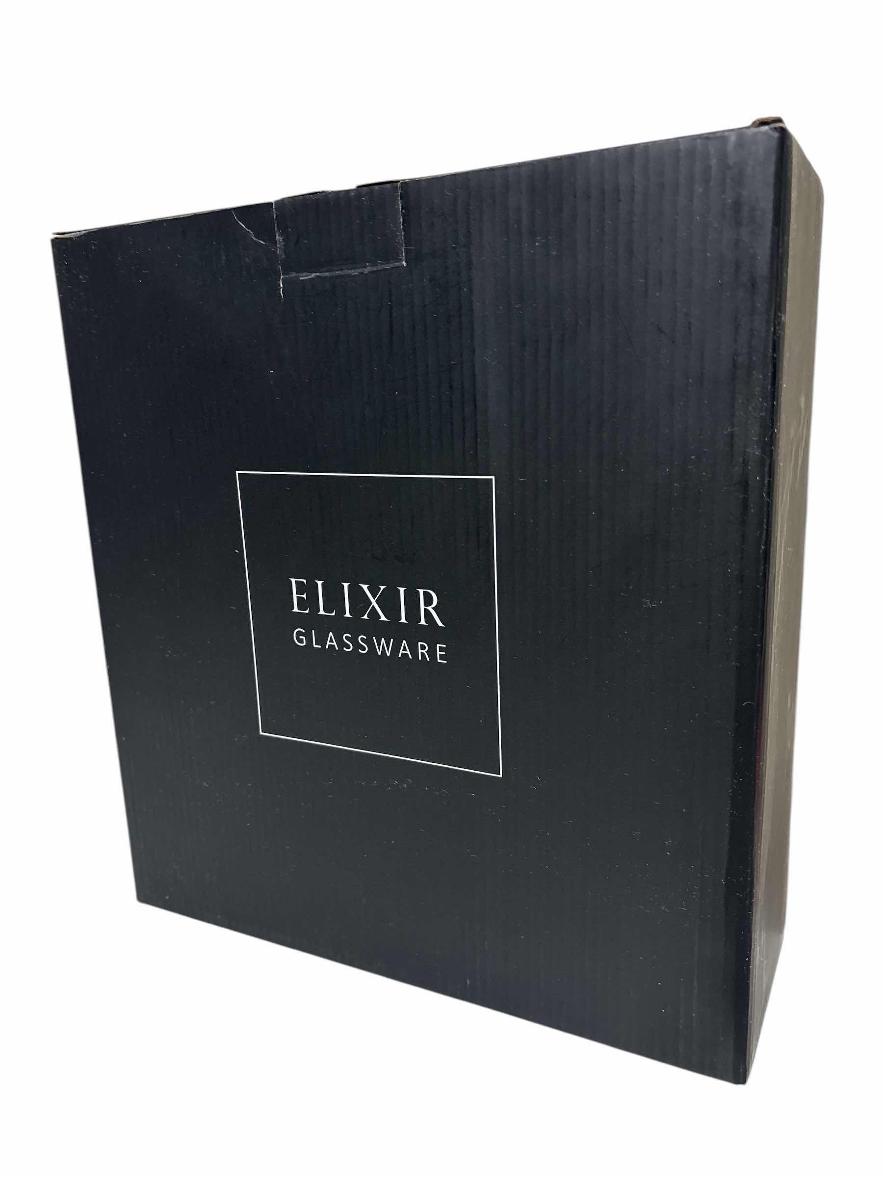 Photo 1 of ELIXIR GLASSWARE SET OF 4 GLASS CHAMPAGNE FLUTES, 8.5oz