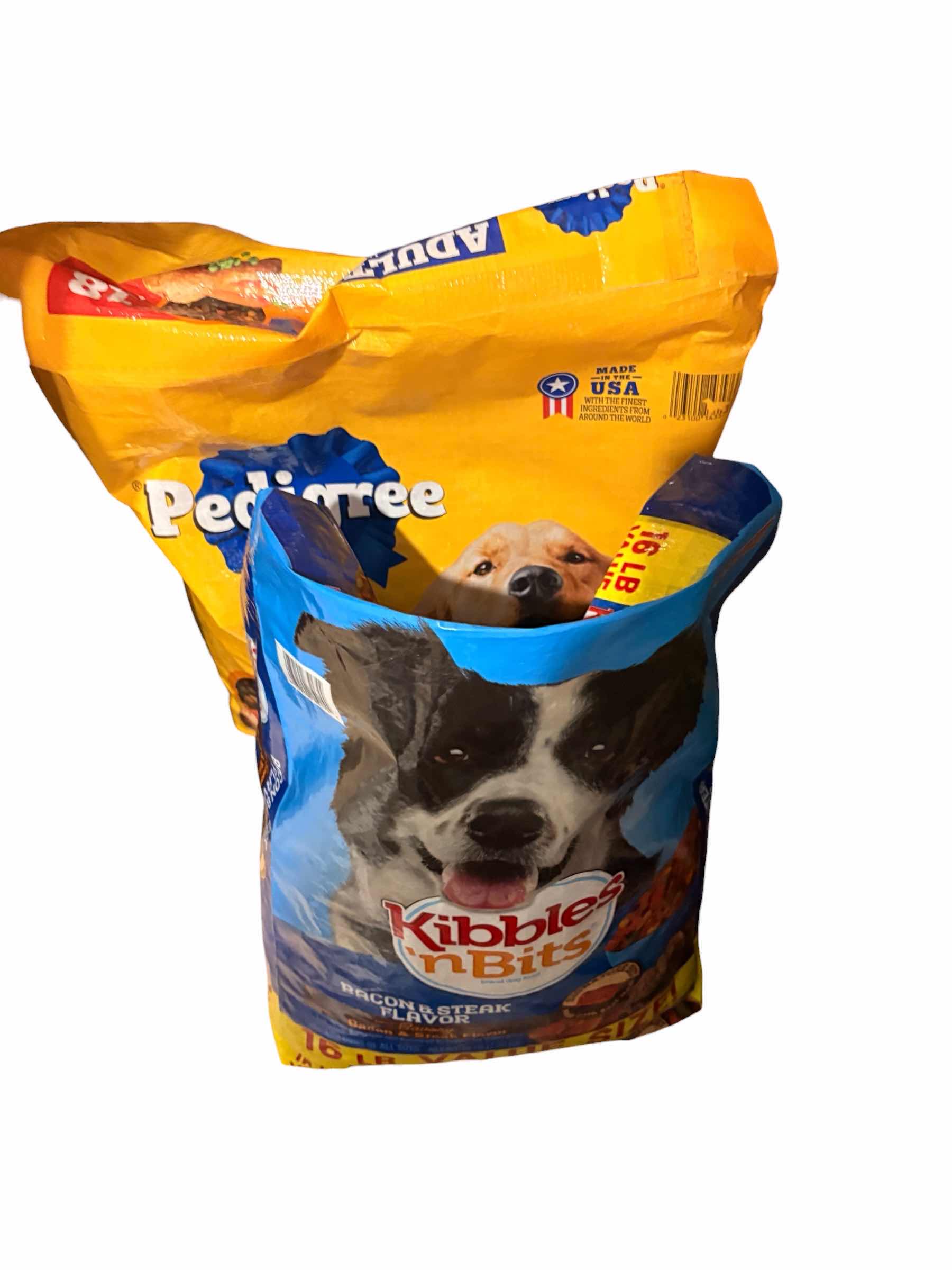 Photo 1 of (2) BAGS DOG FOOD