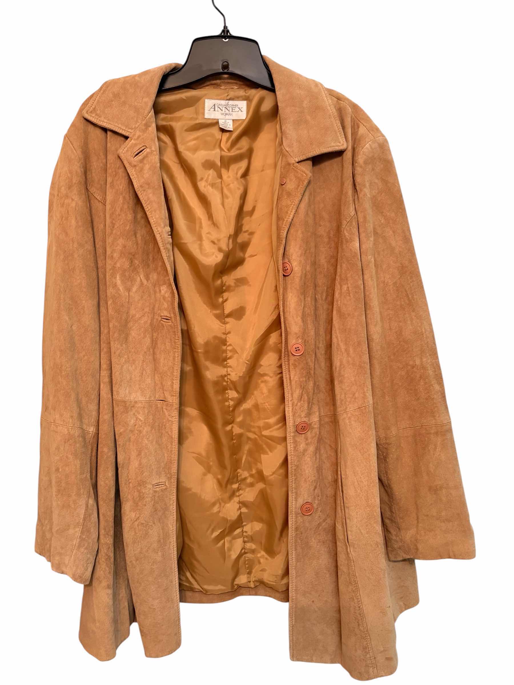 Photo 1 of CASUAL CORNER ANNEX WOMAN SUEDE JACKET WOMEBS 1XL