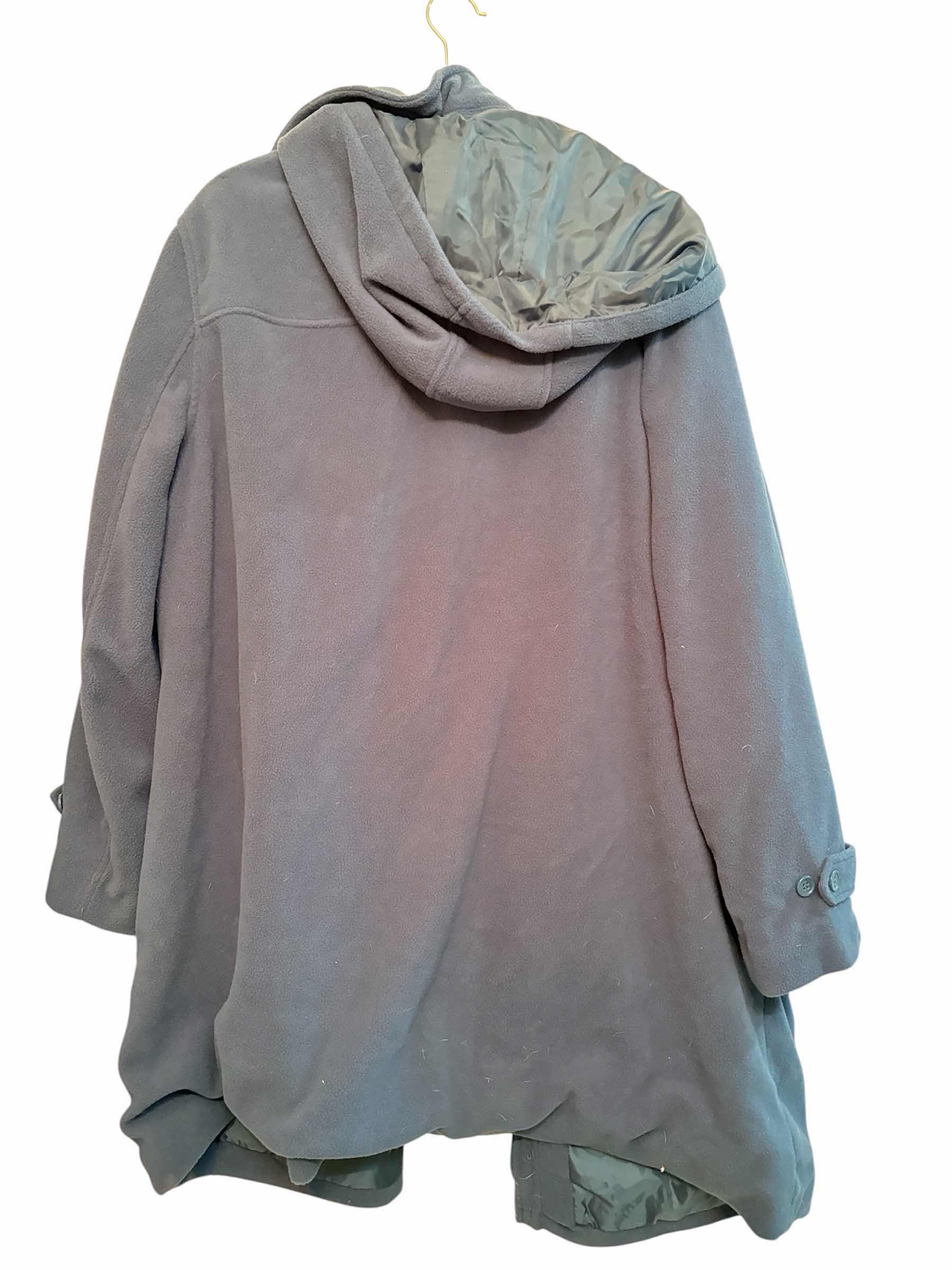 Photo 1 of DENIM AND COMPANY FLEECE TRENCH COAT WOMENS SIZE 2XL