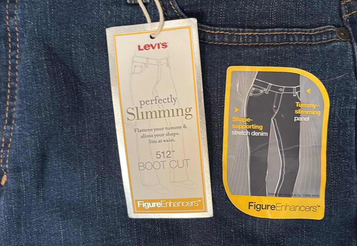 Photo 1 of LEVIS 512 BOOTCUT WOMENS SIZE 18M