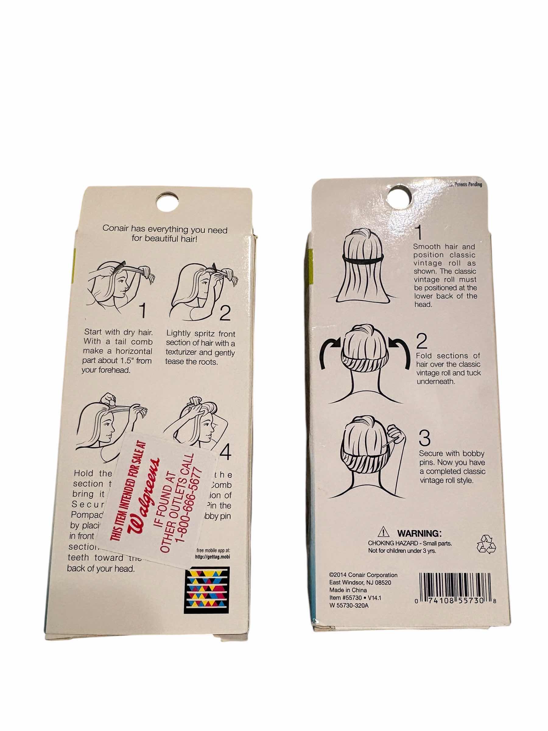 Photo 1 of CONAIR UP DO-ROLL AND POMPADOUR COMB