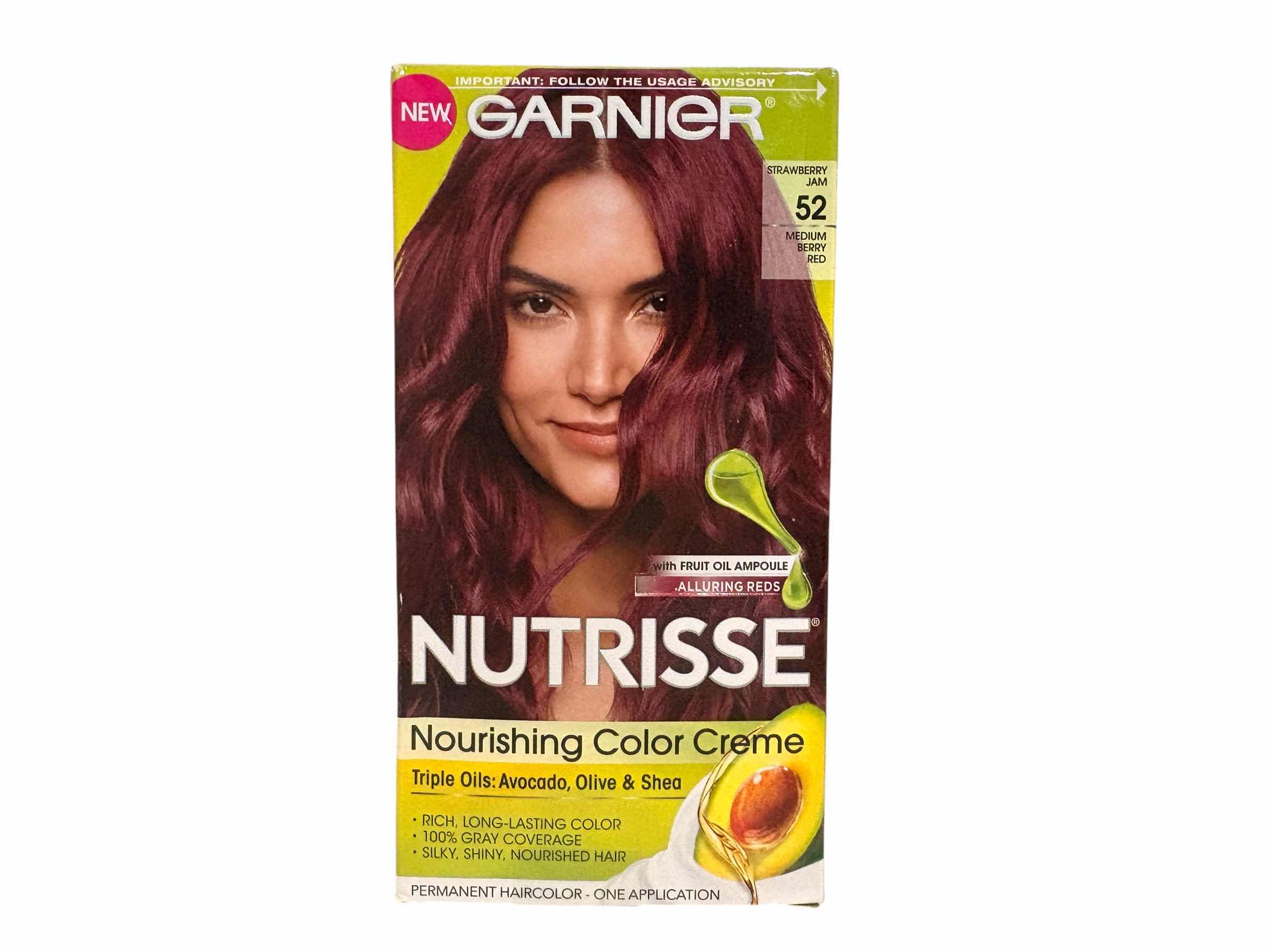 Photo 1 of GARNIER MEDIUM BERRY BLAST, SCHWARZKOPF CHOCOLATE CHERRY & LOREAL ORCHID GLOW PERMANENT HAIR DYES