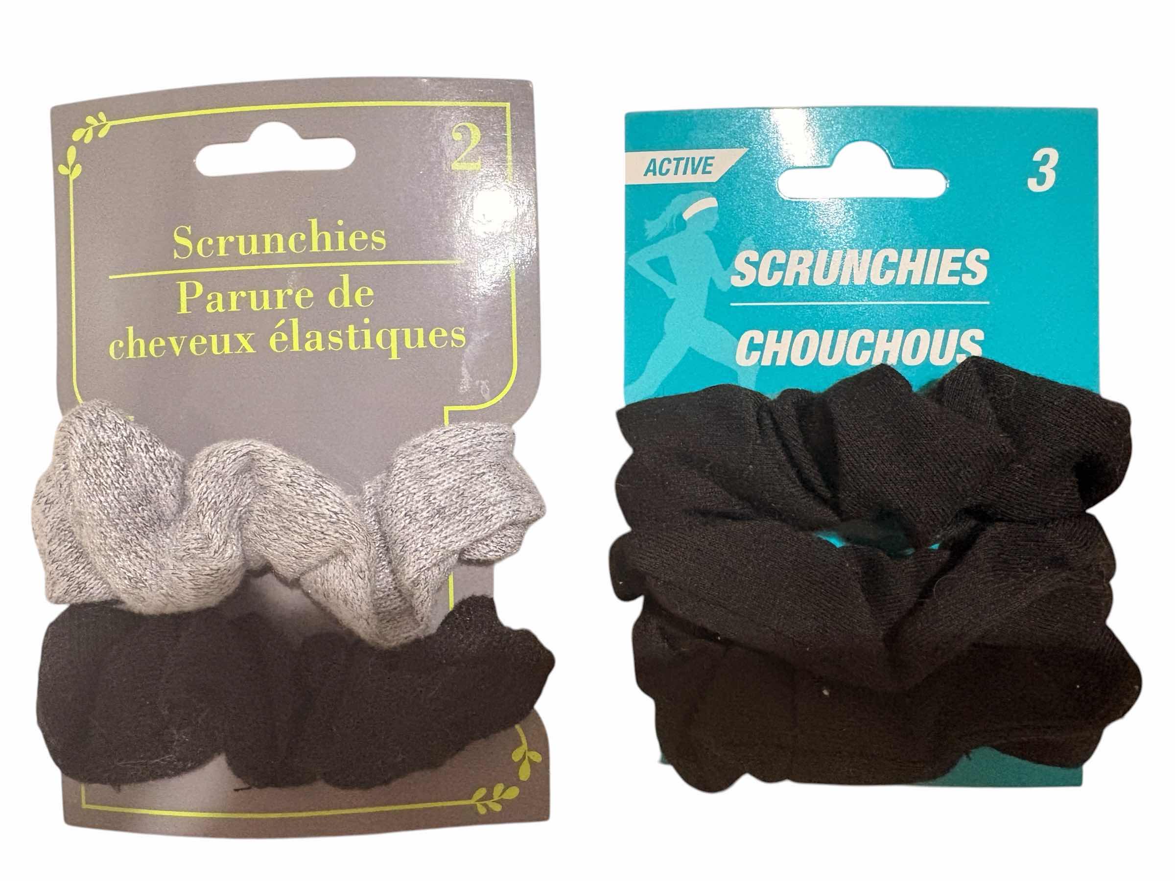 Photo 1 of (4) HAIR TIES AND SCRUNCHIES