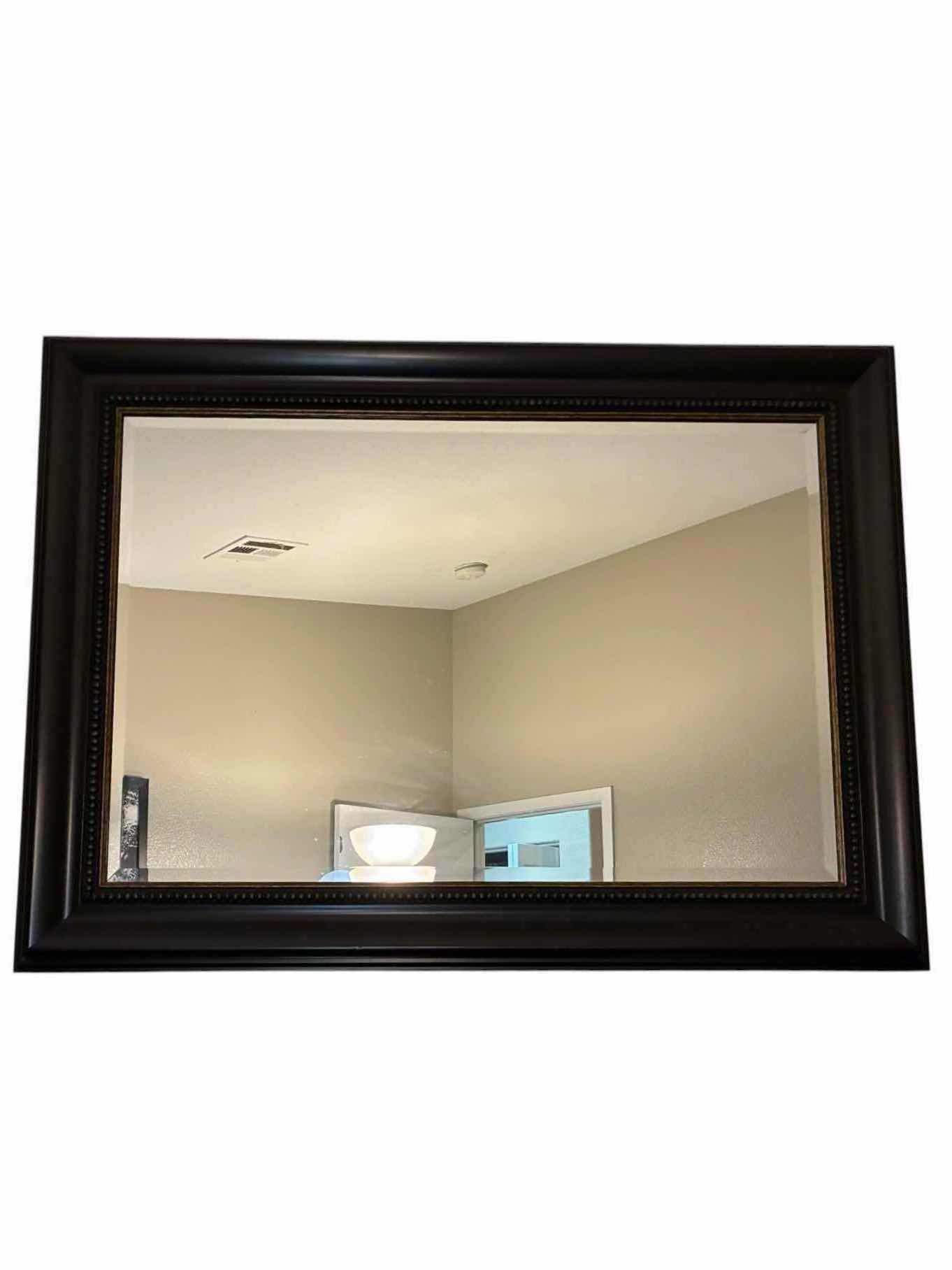 Photo 1 of CHERRY WOOD FRAMED MIRROR 44“ X 32“