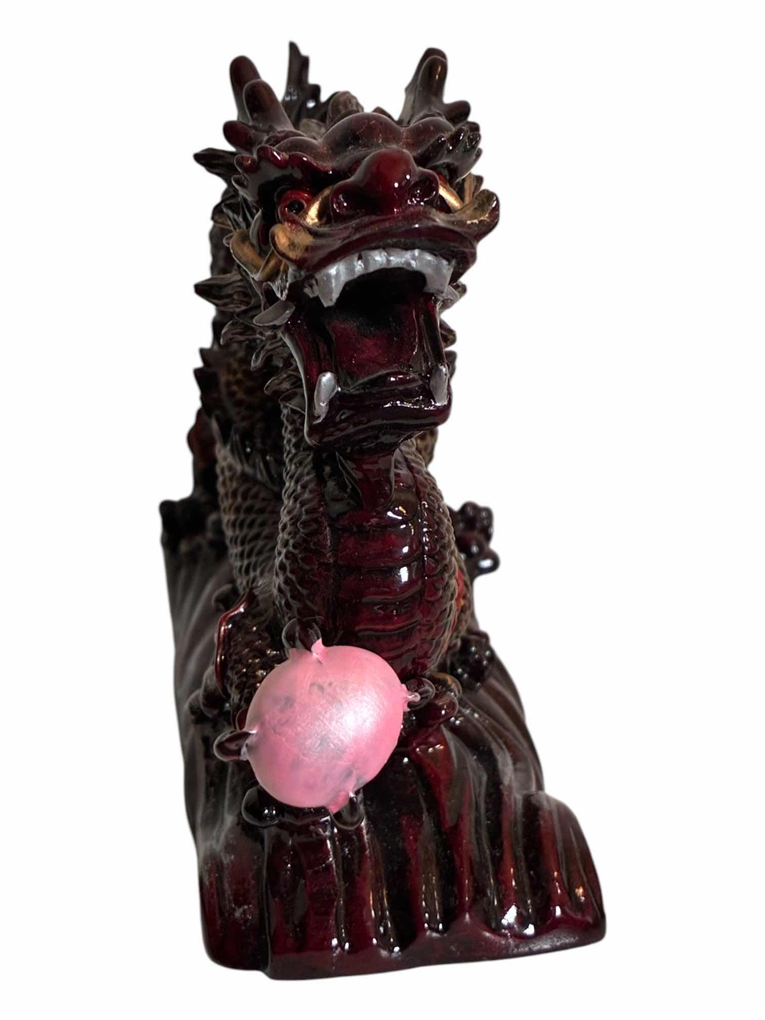 Photo 1 of DRAGON FIGURINE RESIN STATUE 7” X 2” H4.5”