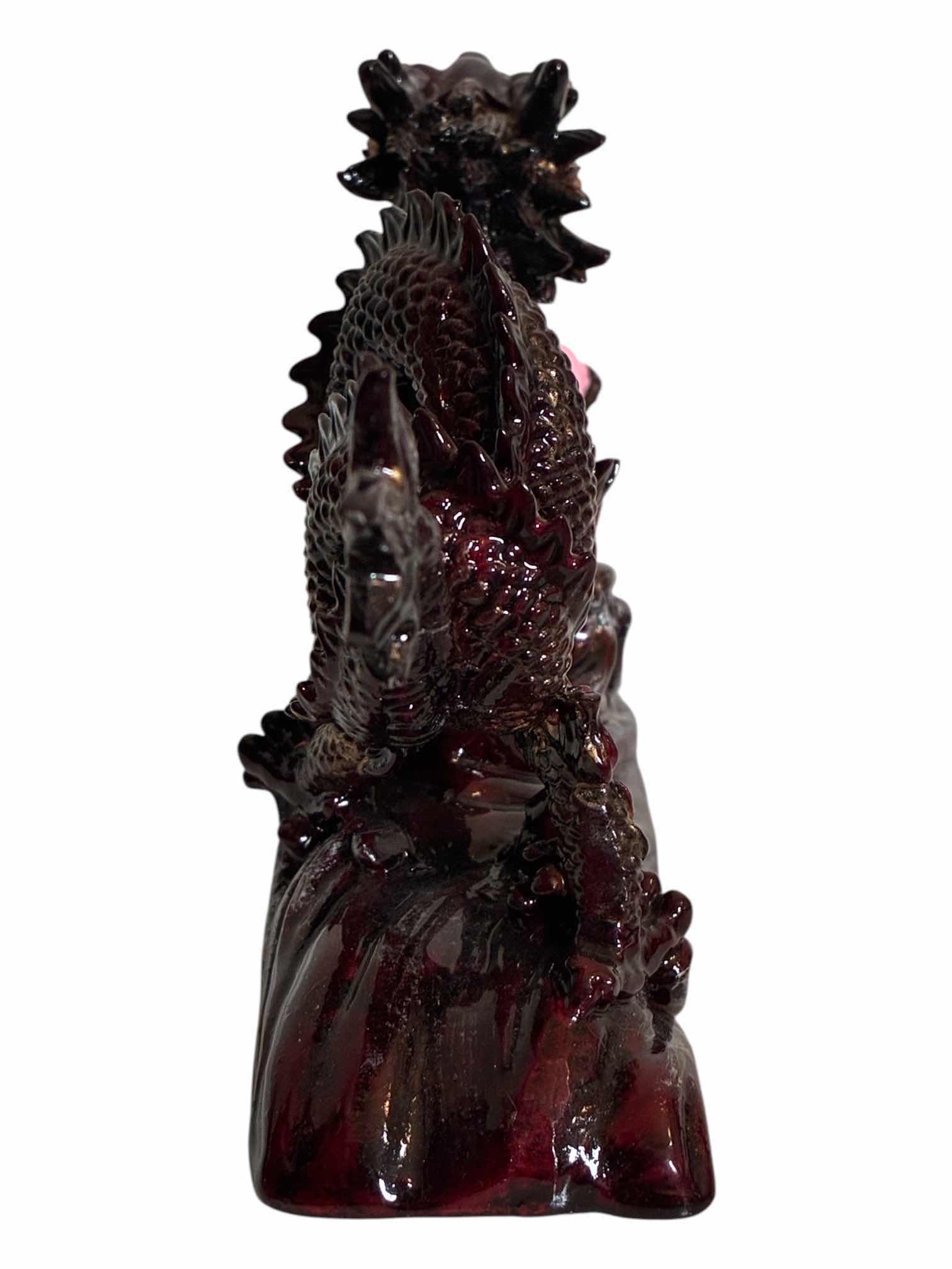 Photo 1 of DRAGON FIGURINE RESIN STATUE 7” X 2” H4.5”