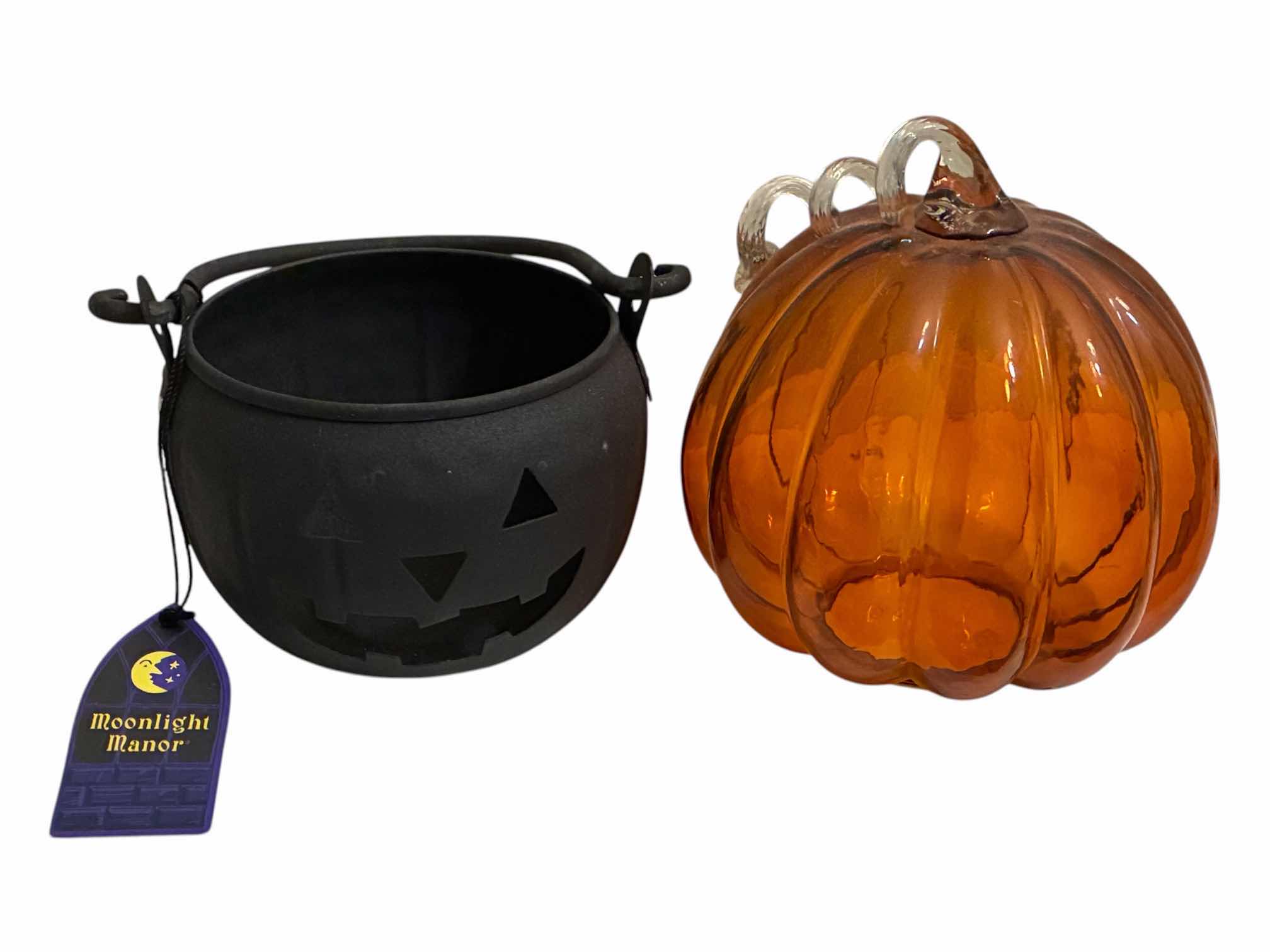 Photo 1 of HALLOWEEN DECOR-RESIN, CERAMIC & METAL GHOSTS & PUMPKINS